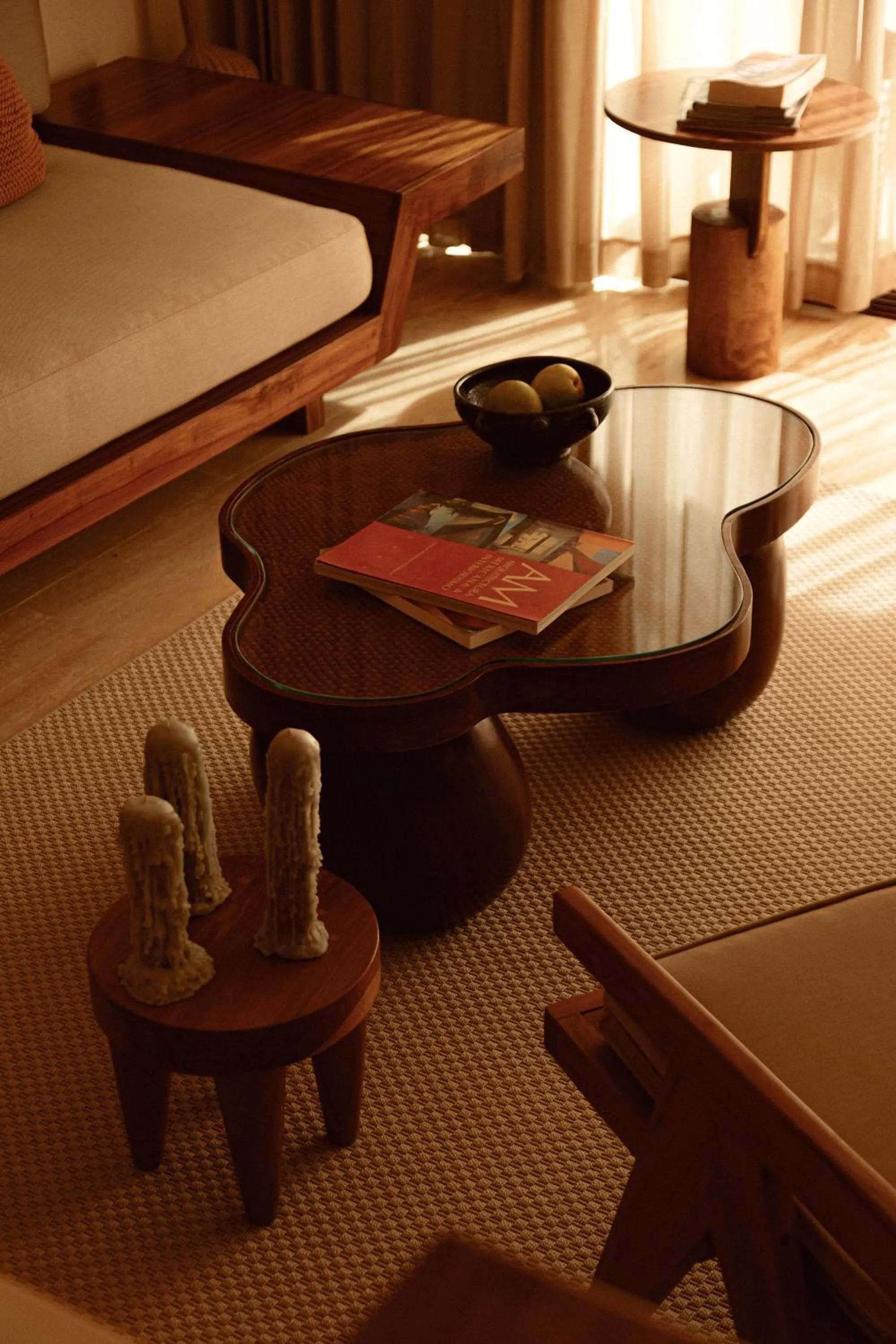 Living room, Bed in Bacab Tulum