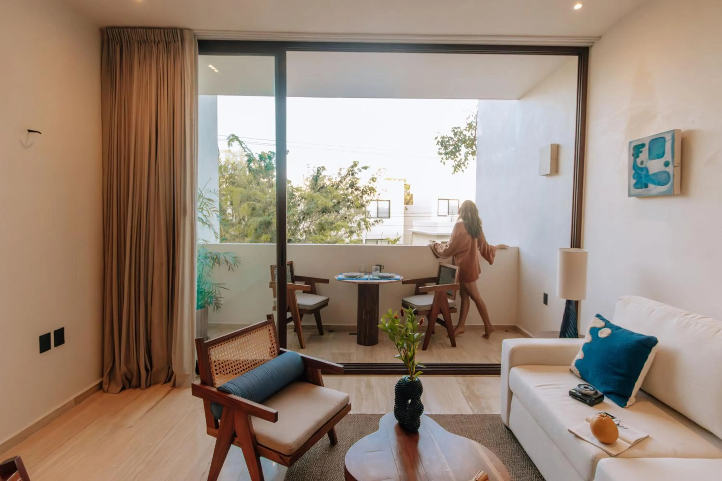 Living room in Bacab Tulum