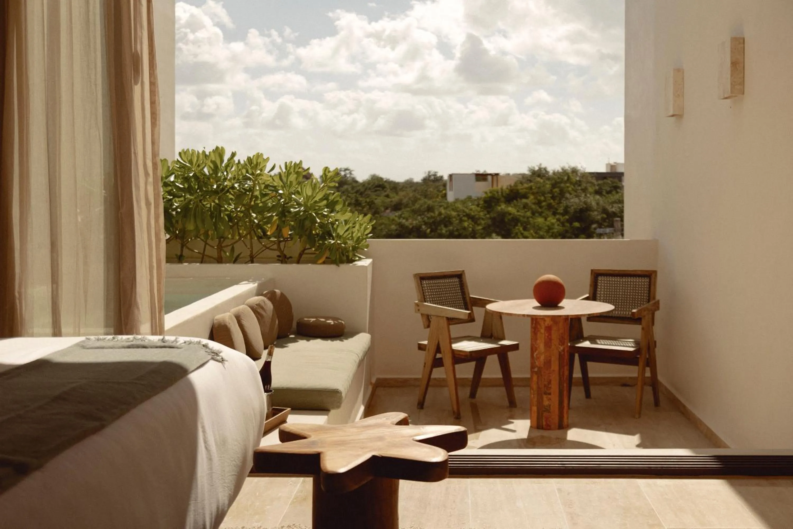 Patio, Bed in Bacab Tulum