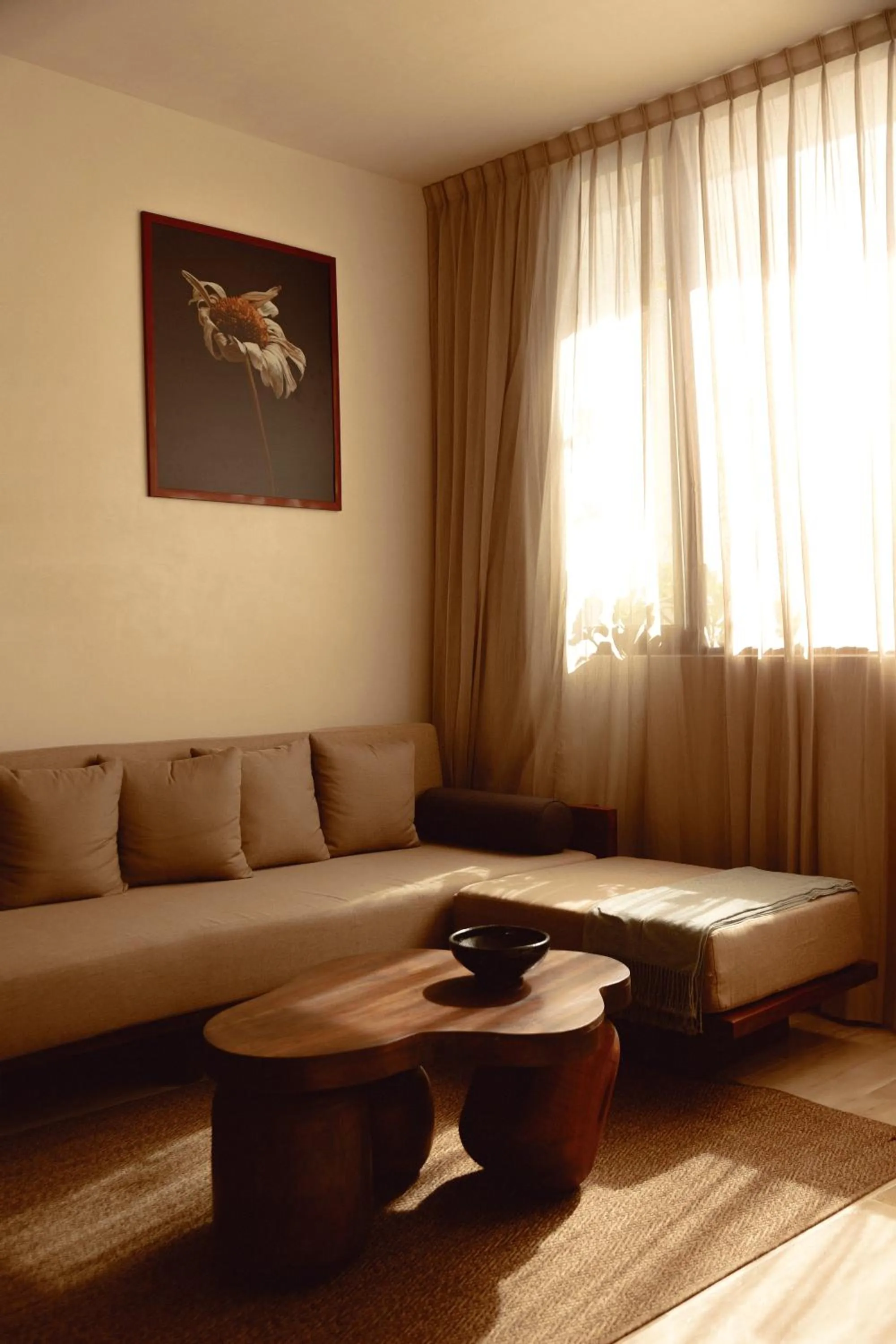 Living room in Bacab Tulum