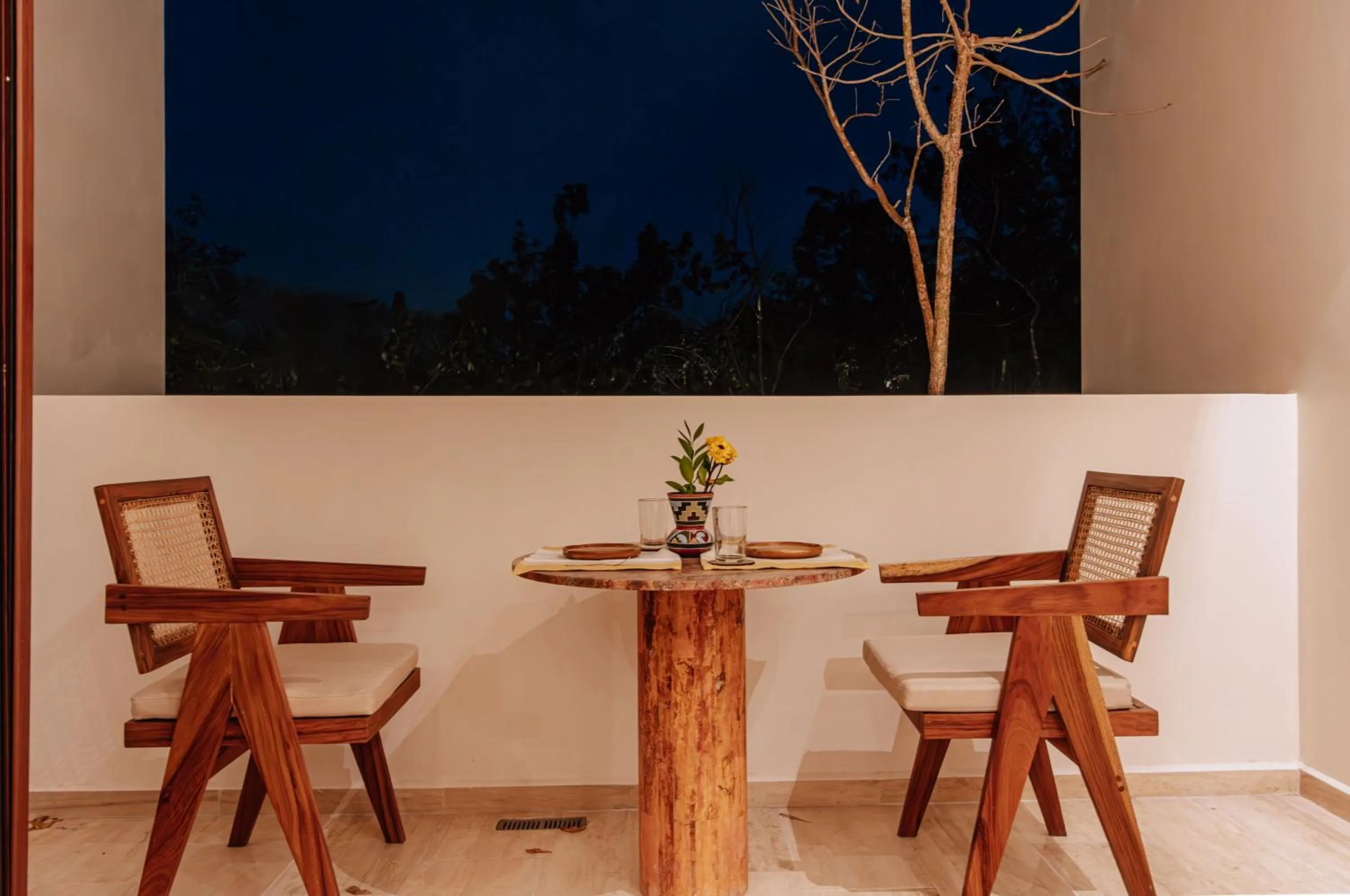 Dining area in Bacab Tulum