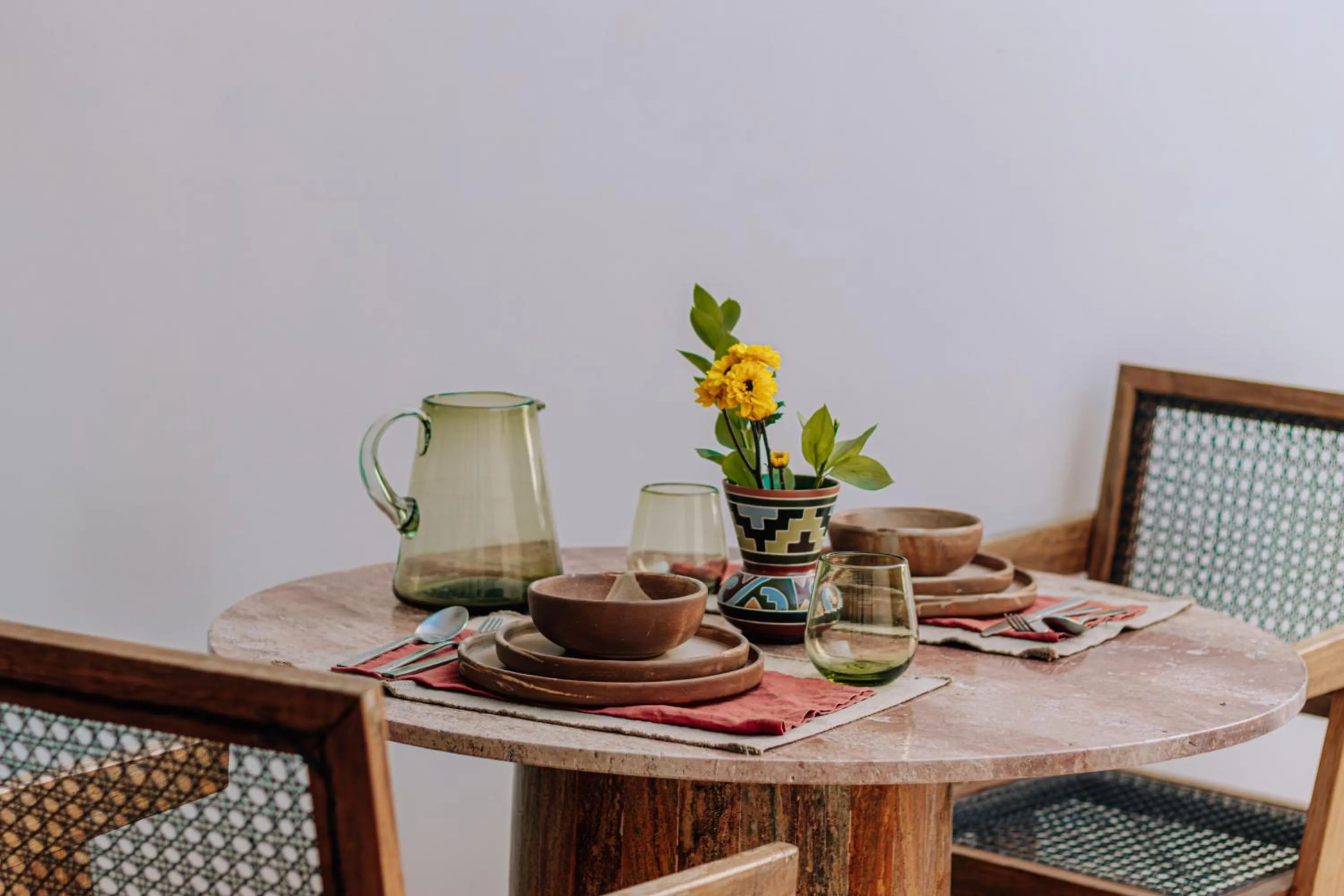 Dining area in Bacab Tulum