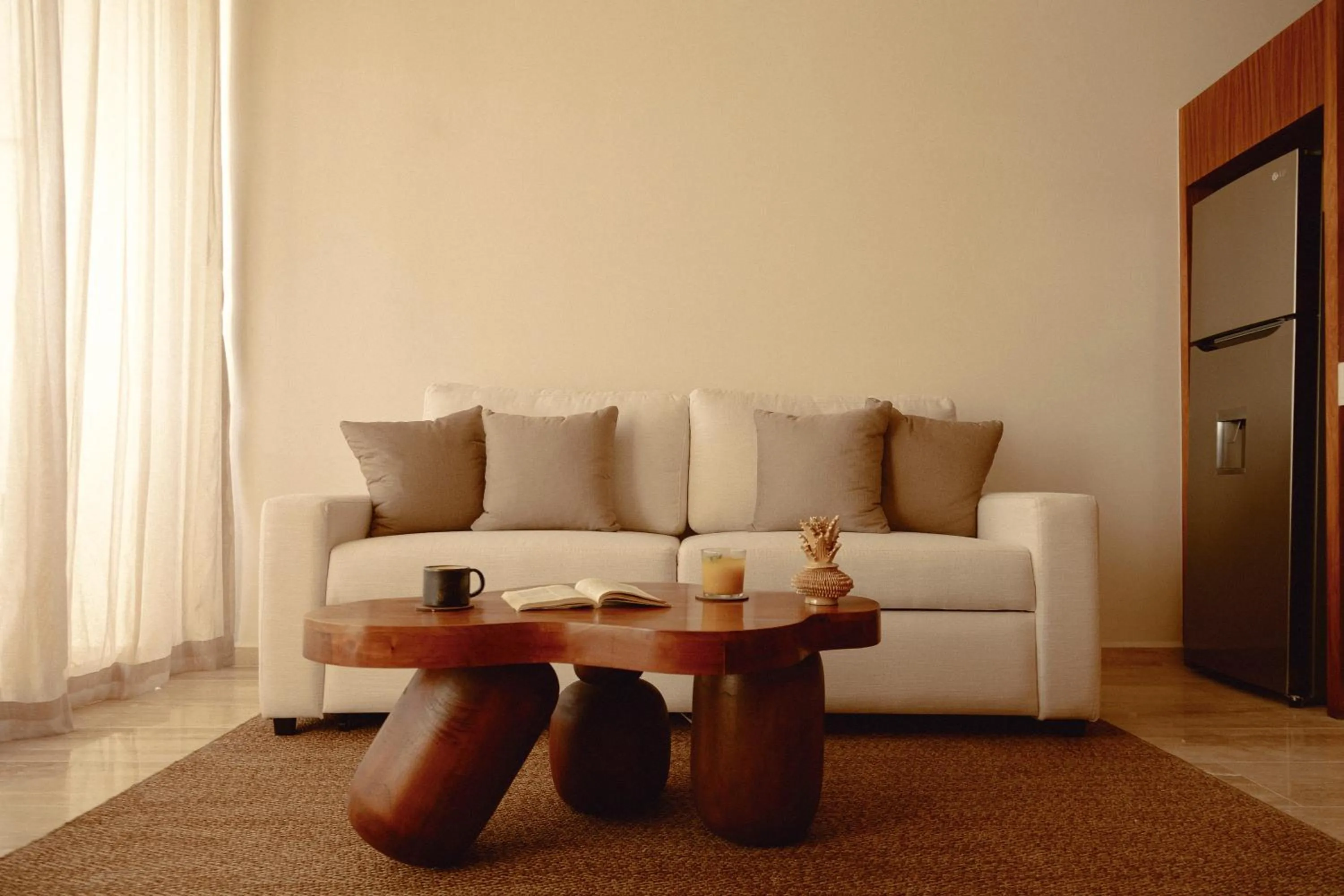 Living room in Bacab Tulum