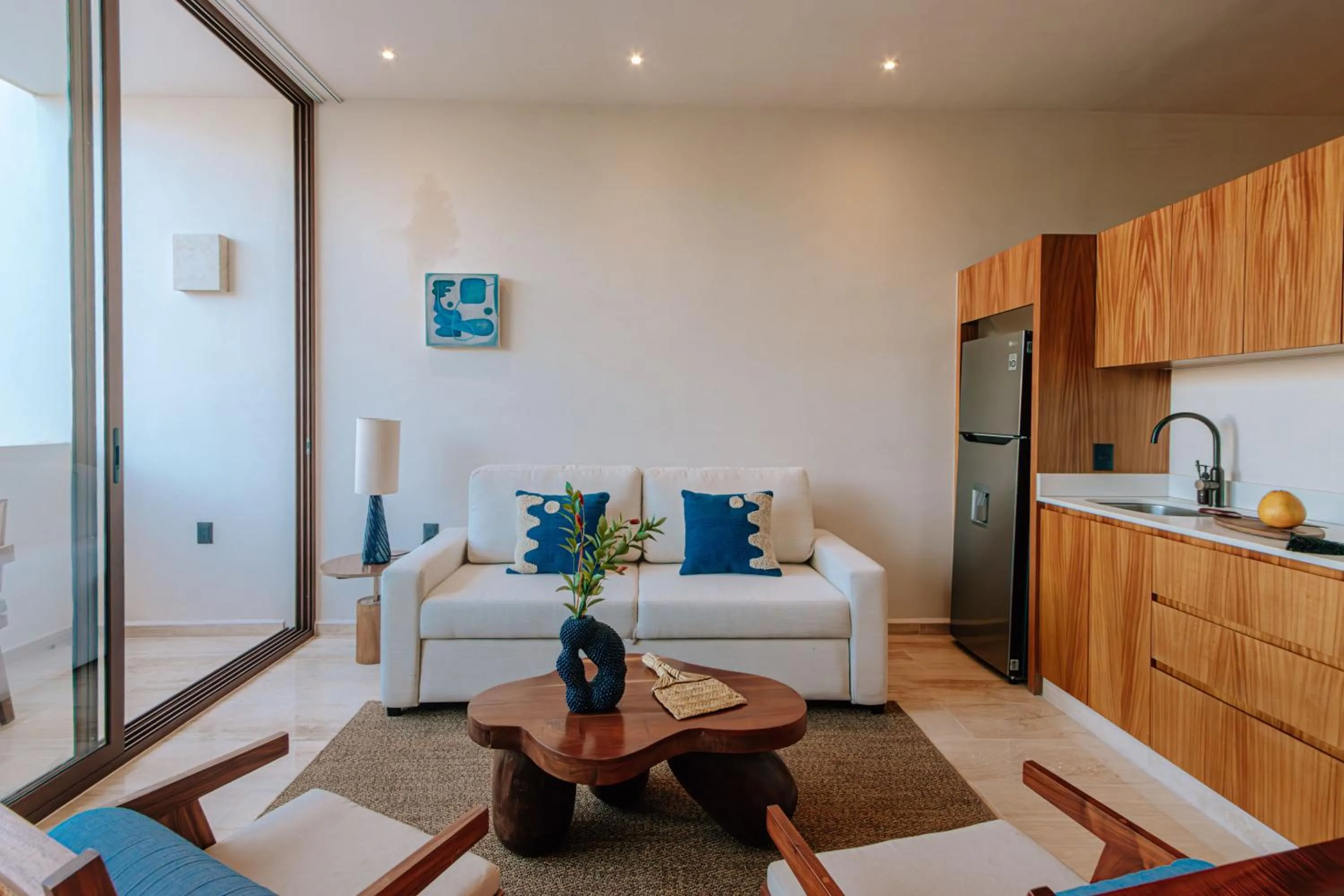 Living room in Bacab Tulum