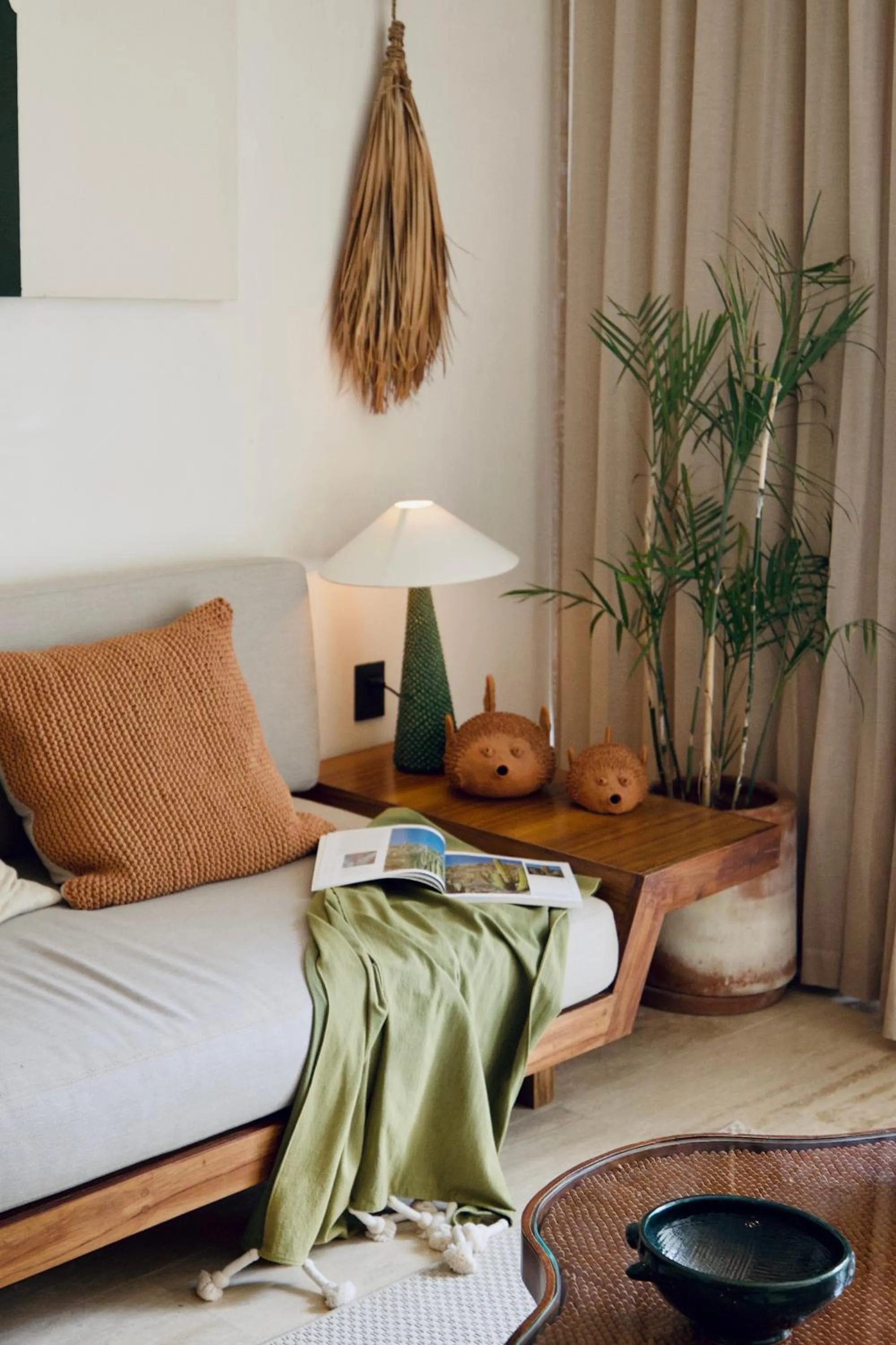 Living room, Bed in Bacab Tulum