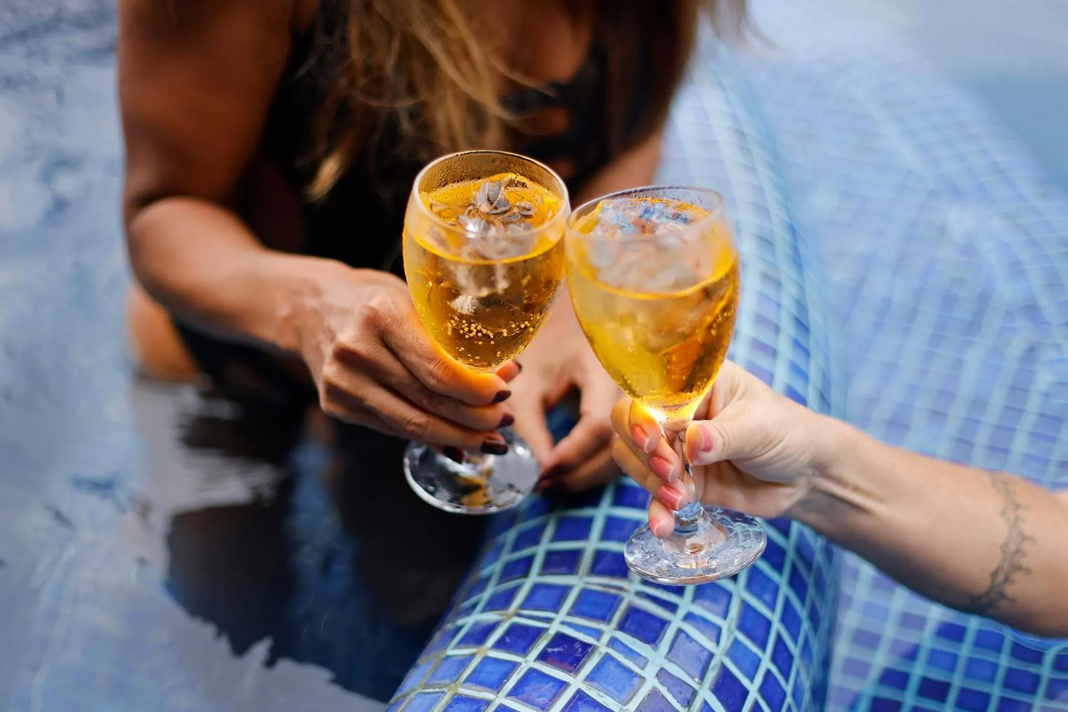 People in Cliffside Boutique Hotel