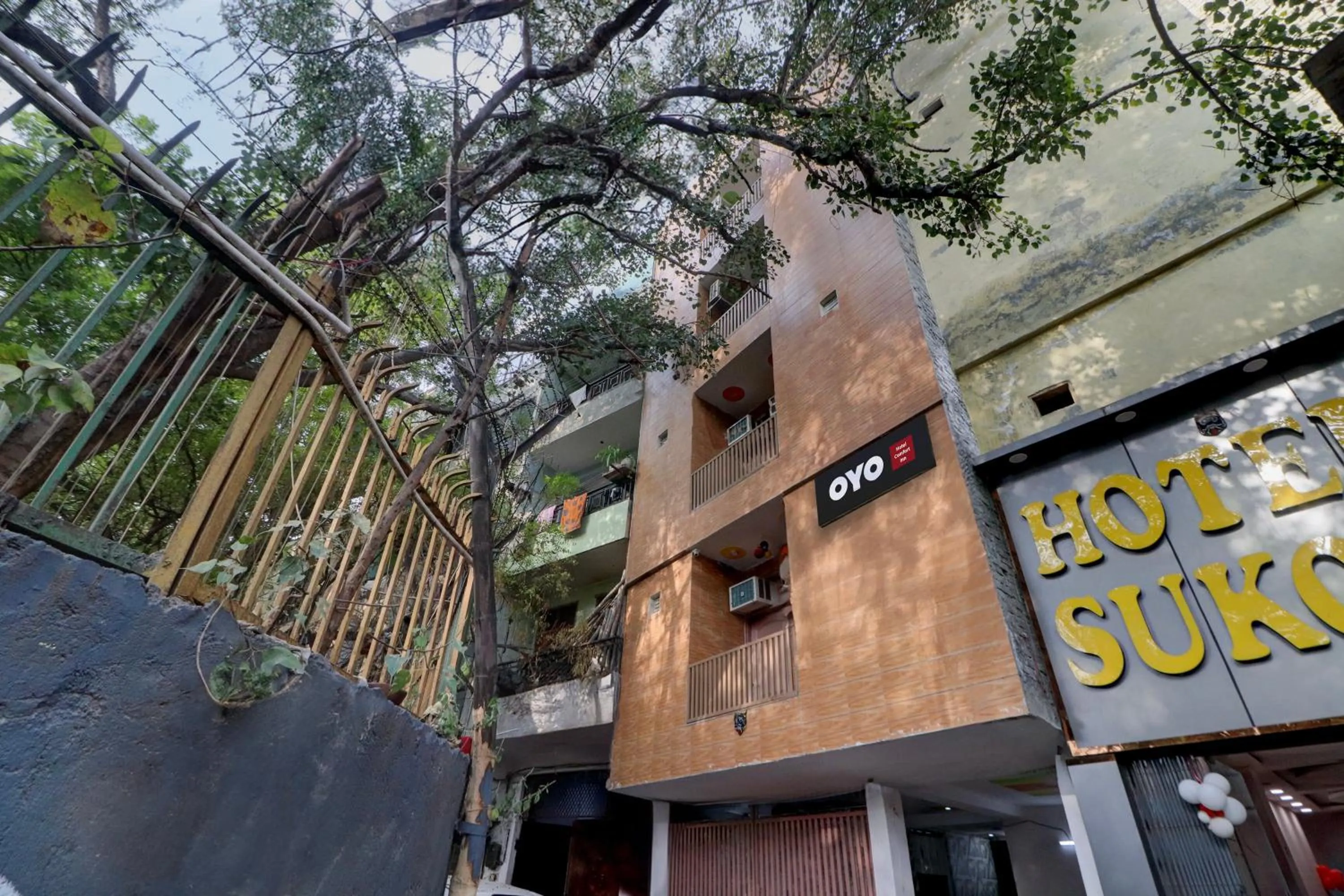 Facade/entrance in Hotel O Hotel Feel Inn