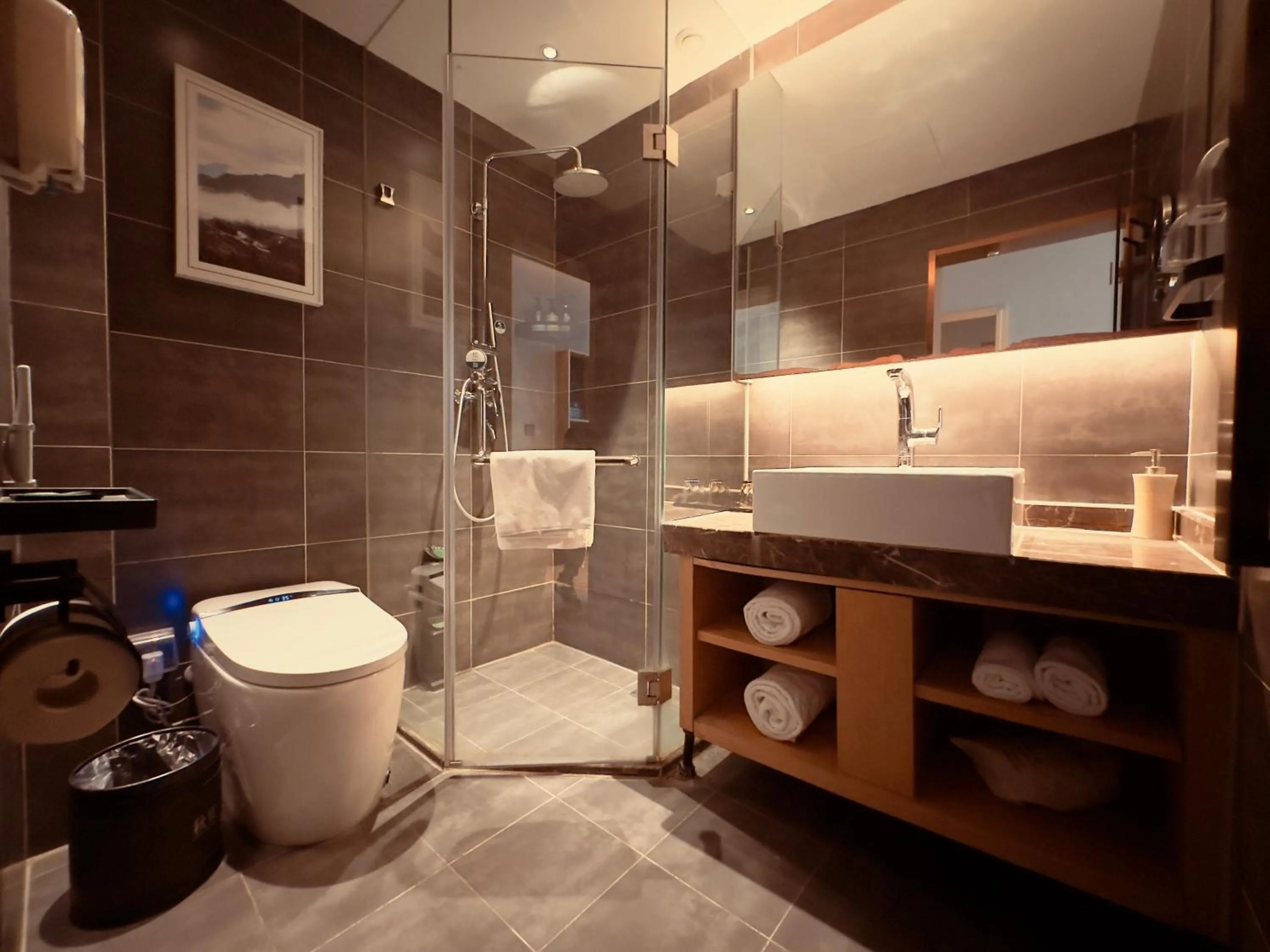 Toilet in True Go Hotel - Beijing Asian Games Village National Convention Center