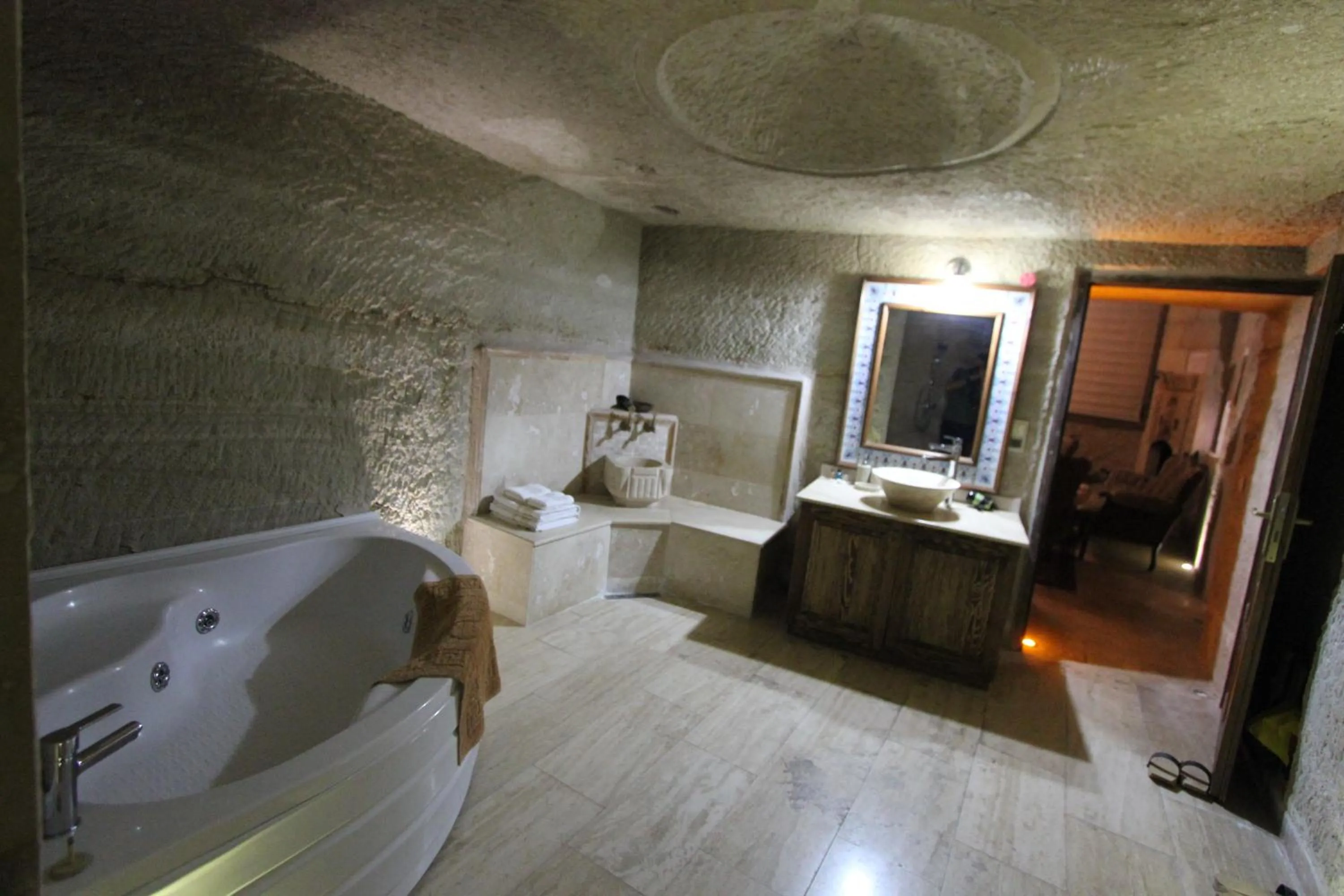 Bathroom in Family Cave Suite Hotel