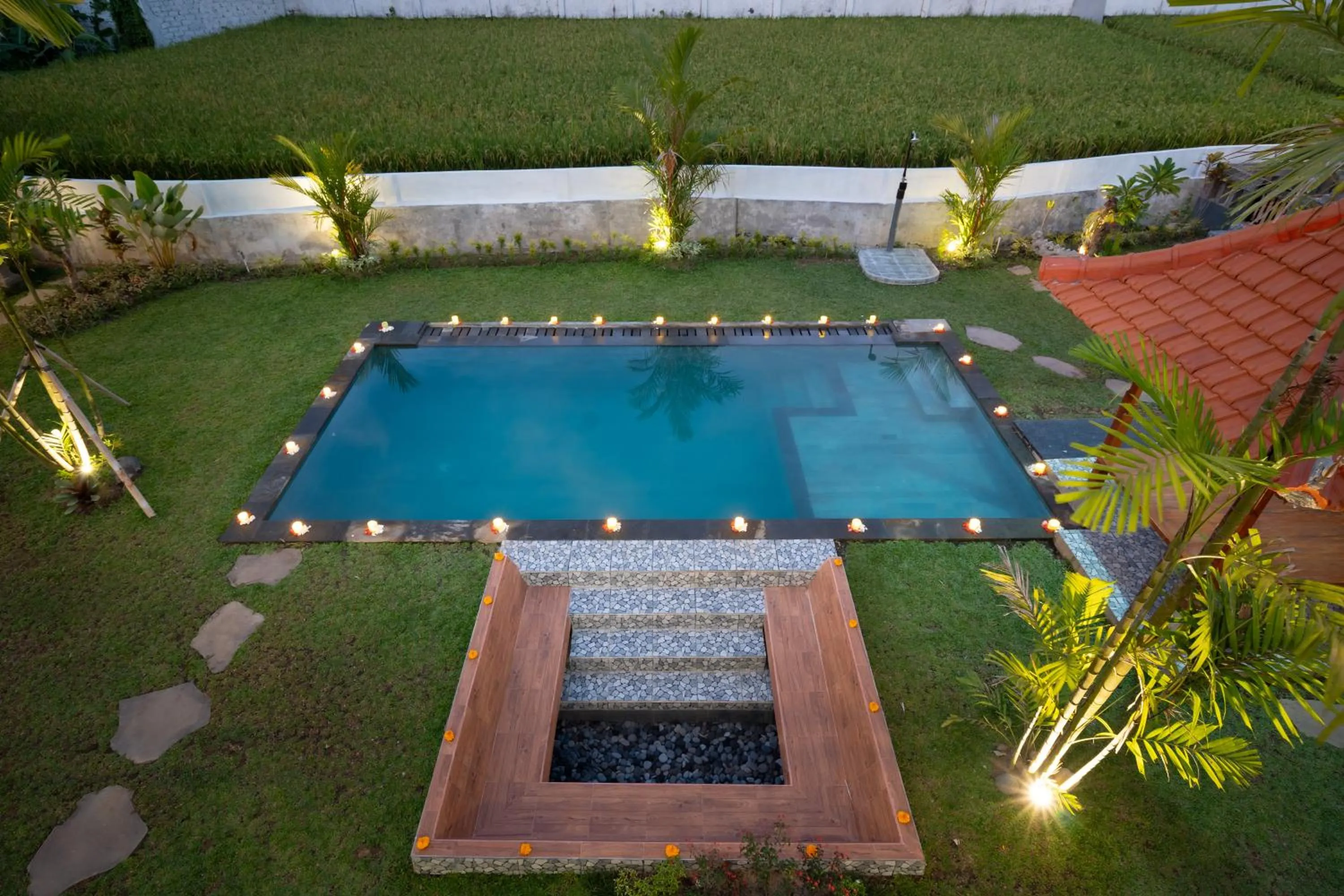 Garden view in The Patra Ubud