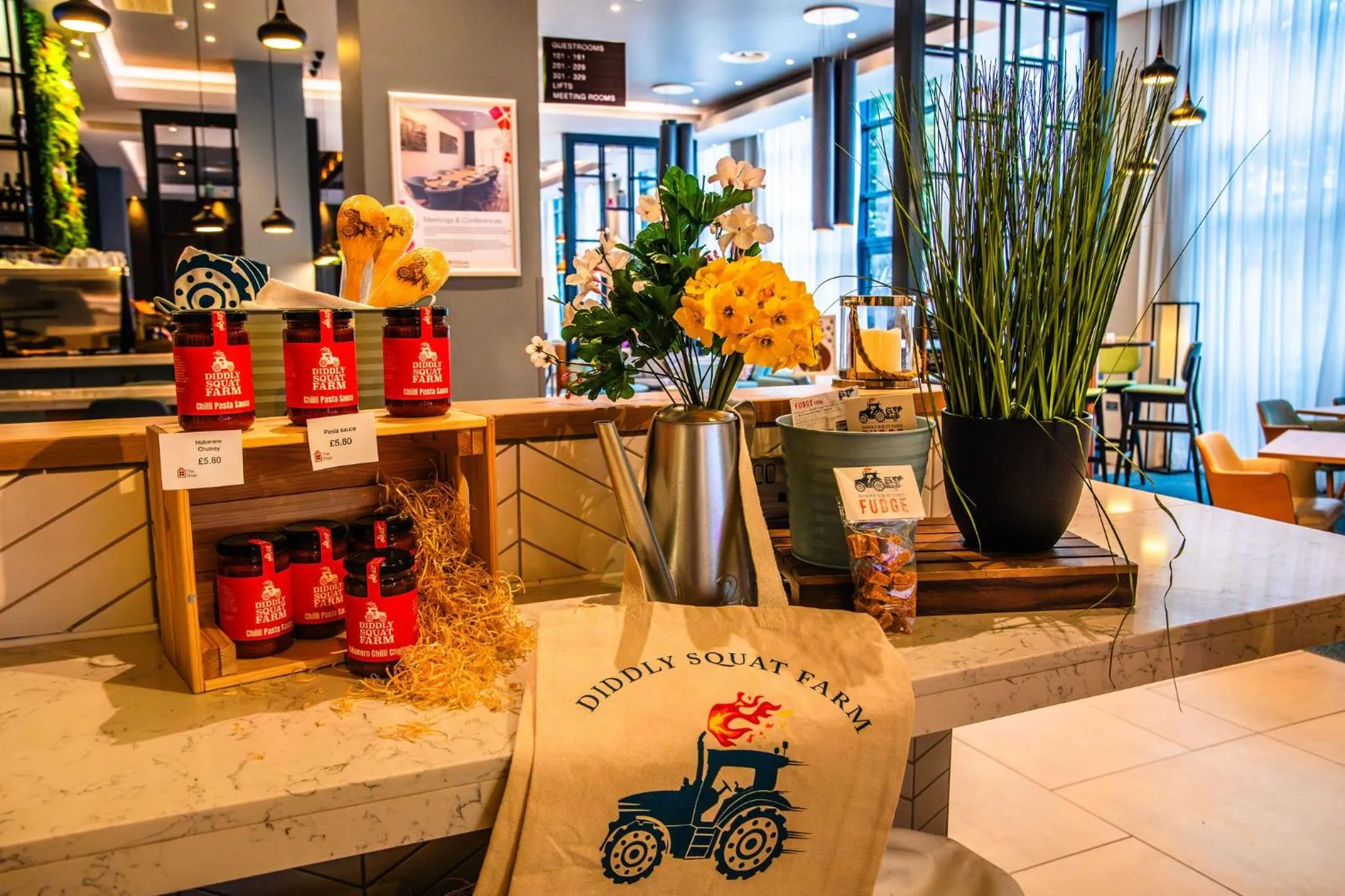 Food and drinks in Hilton Garden Inn Abingdon Oxford