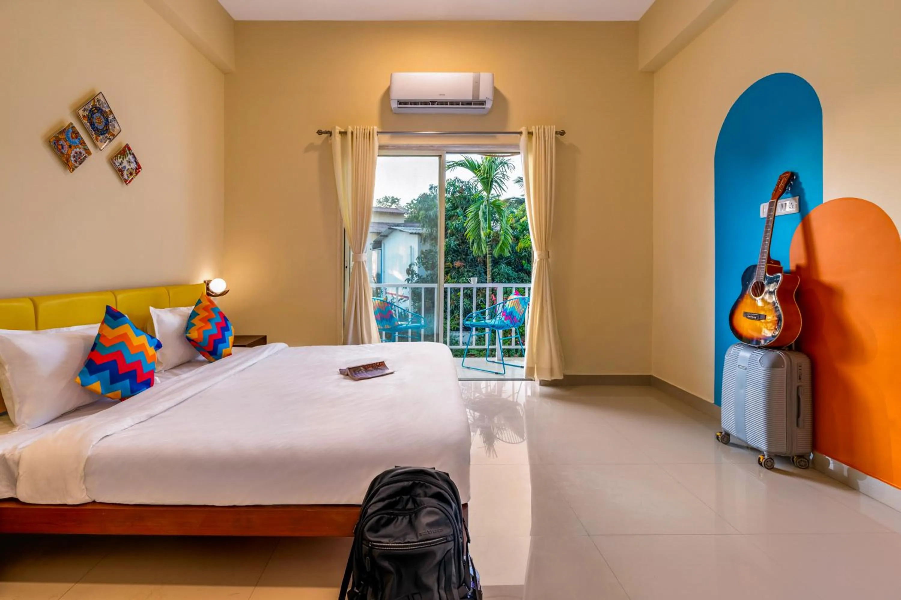 Bed in goSTOPS Alibaug