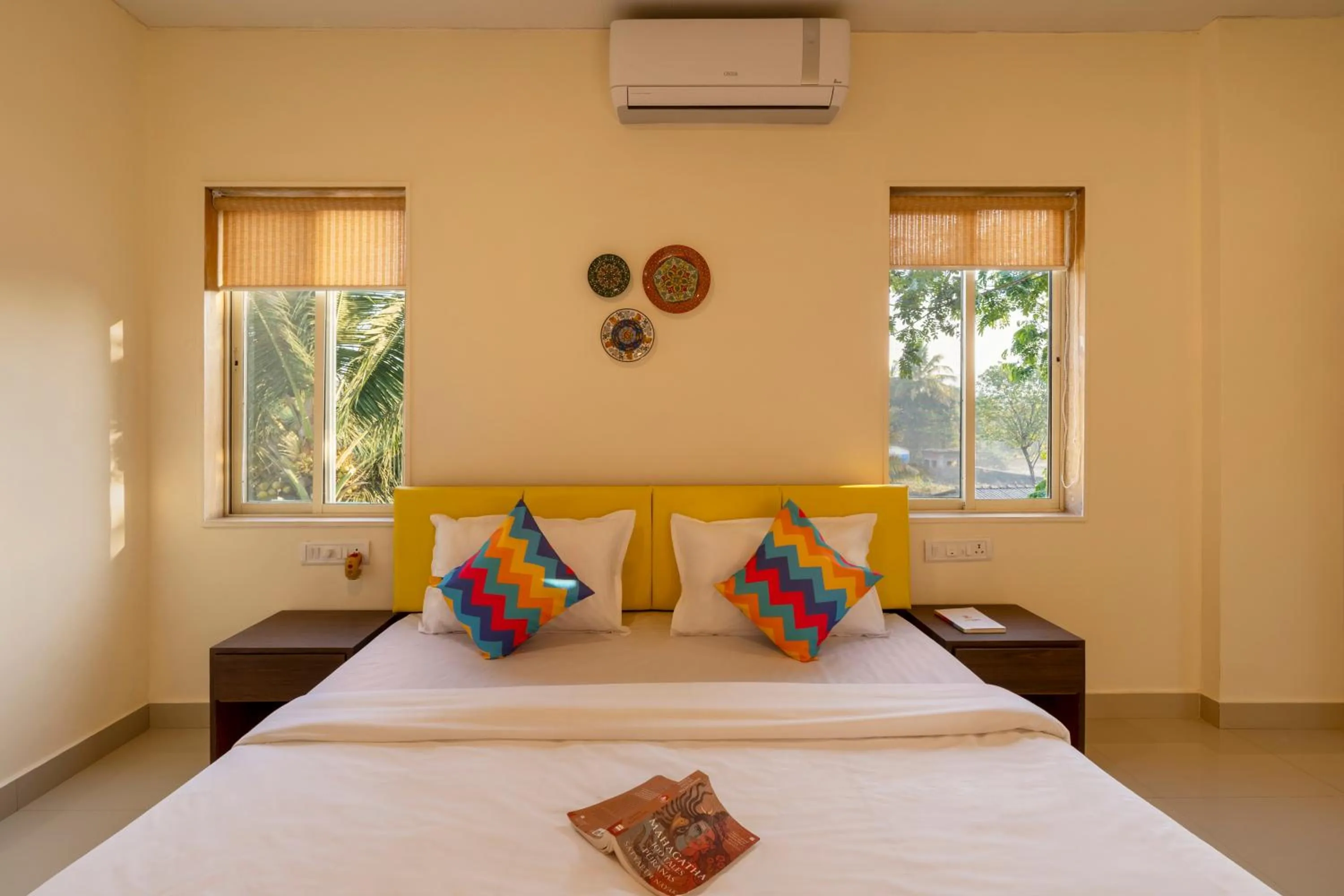 Bed in goSTOPS Alibaug