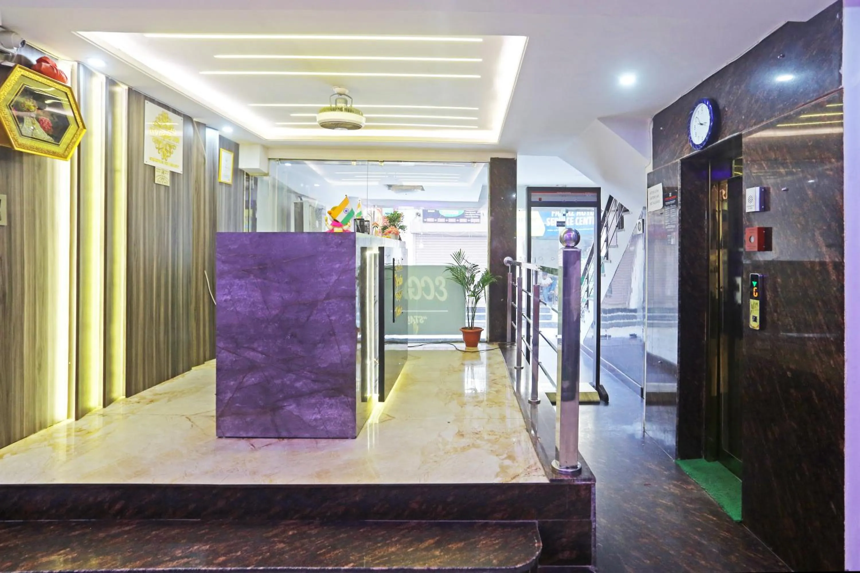 Lobby or reception in Hotel ECG Grand Inn-Near Delhi Airport free Airport Drop