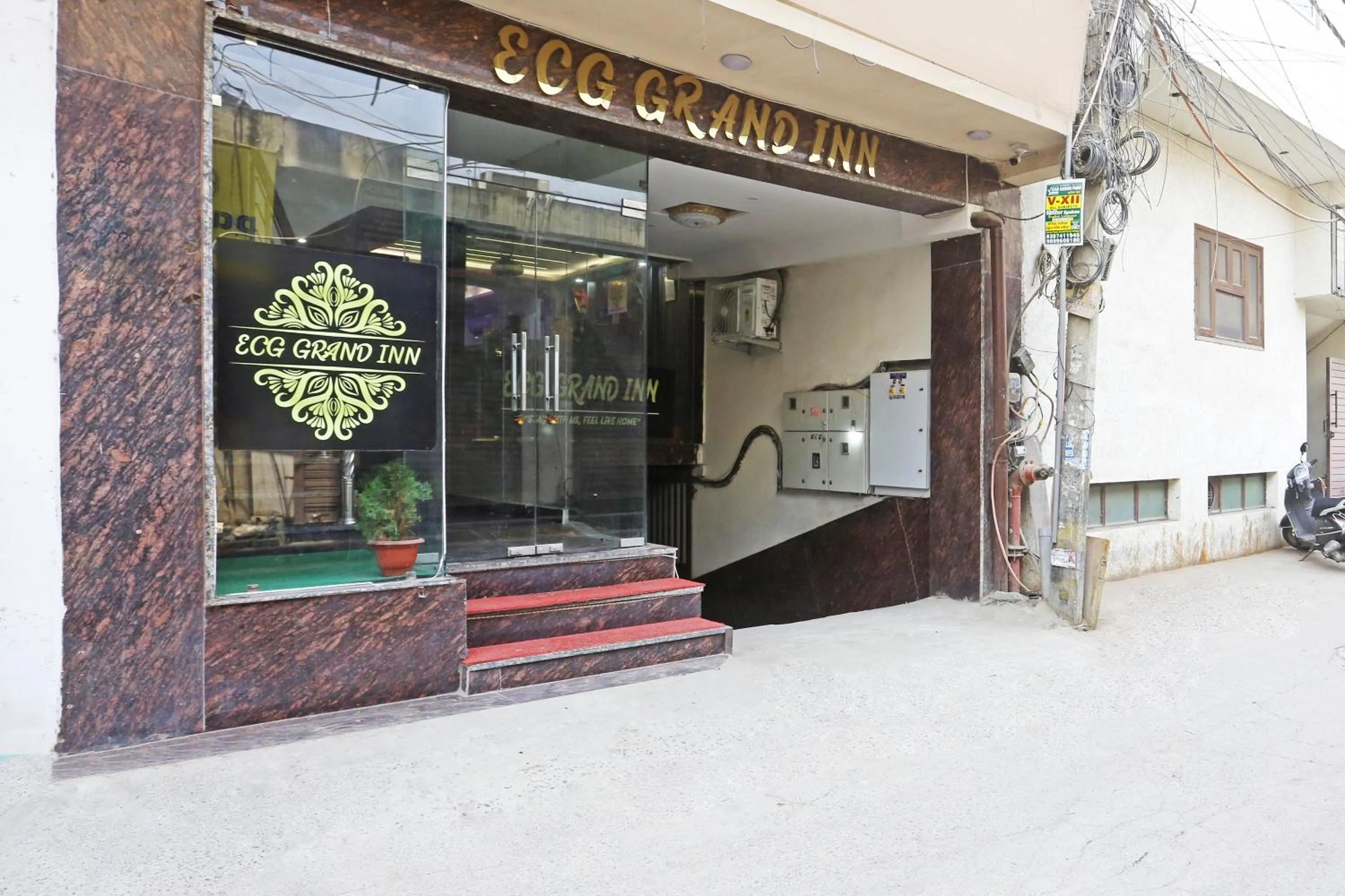 Facade/entrance in Hotel ECG Grand Inn-Near Delhi Airport free Airport Drop