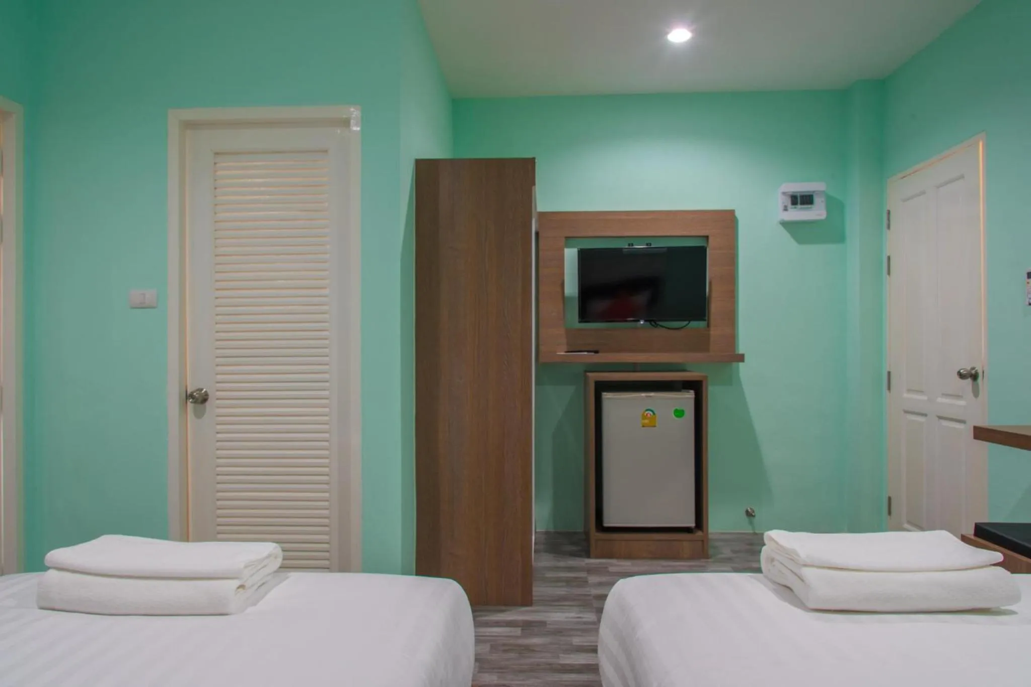 Bed in Anatasia Apartment Phuket