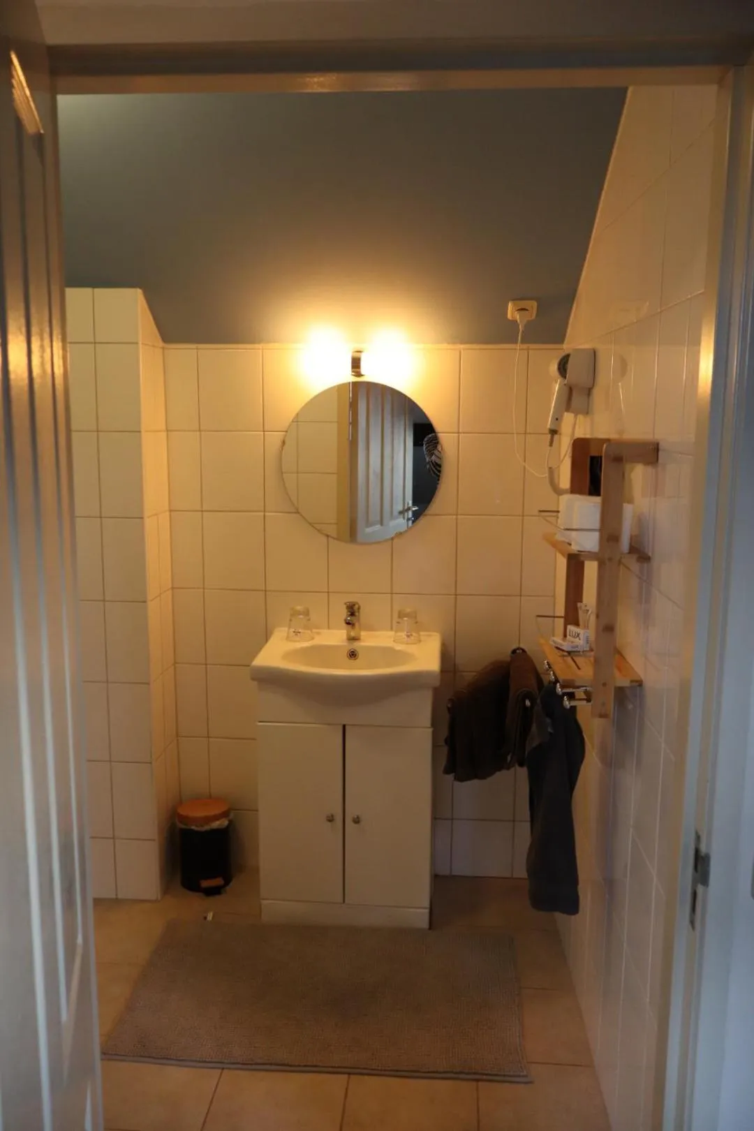 Shower in Hotel Brasserie de Kroon