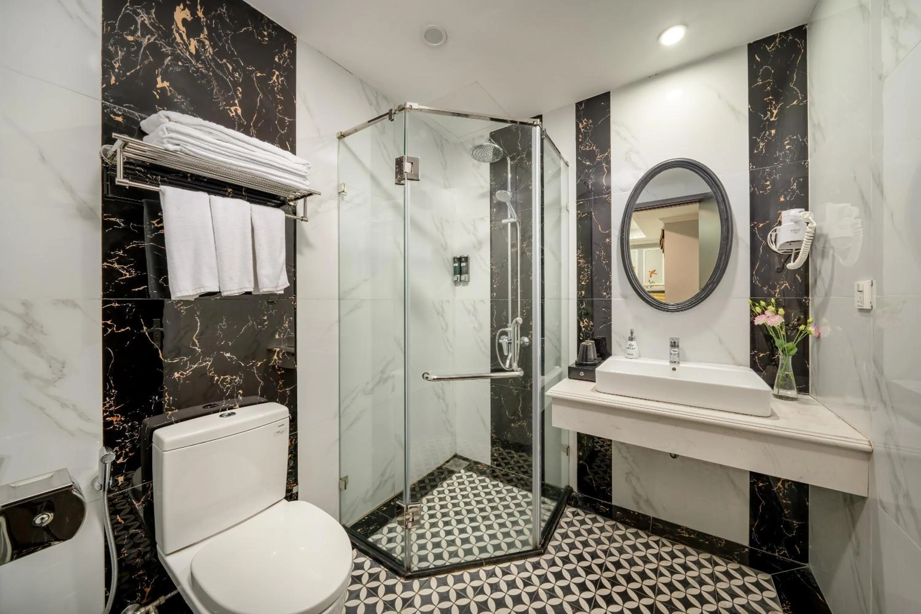 Shower in Amara Hanoi Hotel and Spa