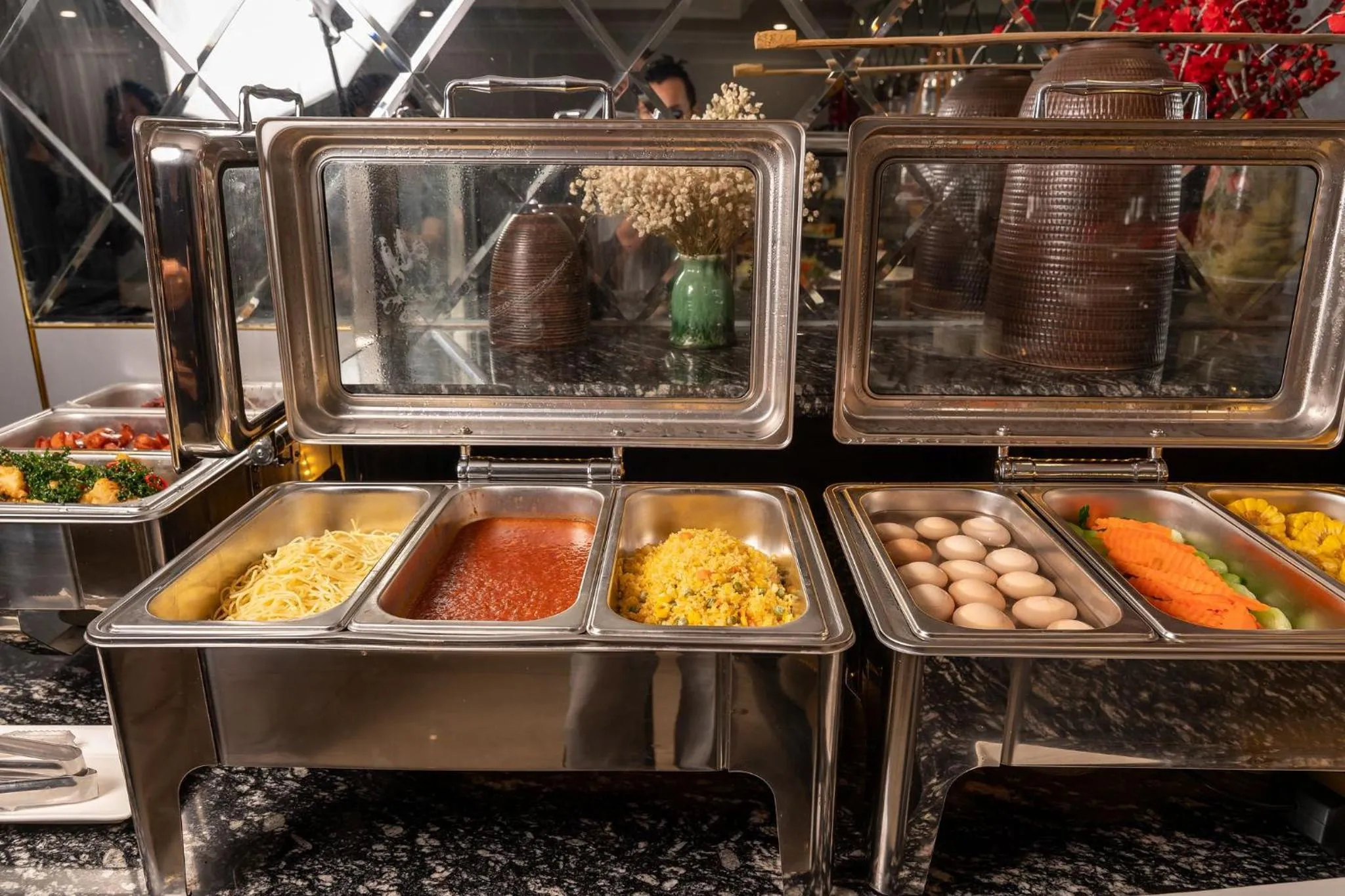 Buffet breakfast in Amara Hanoi Hotel and Spa