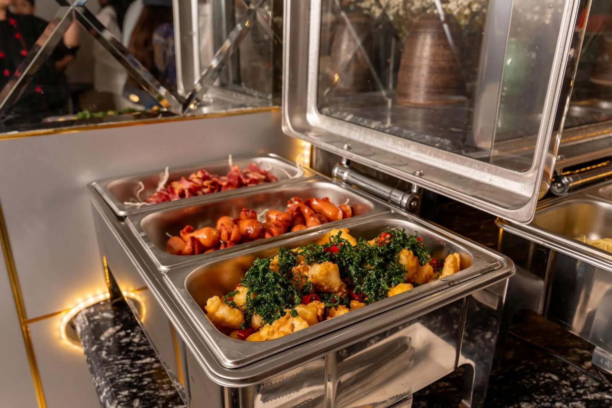 Buffet breakfast in Amara Hanoi Hotel and Spa