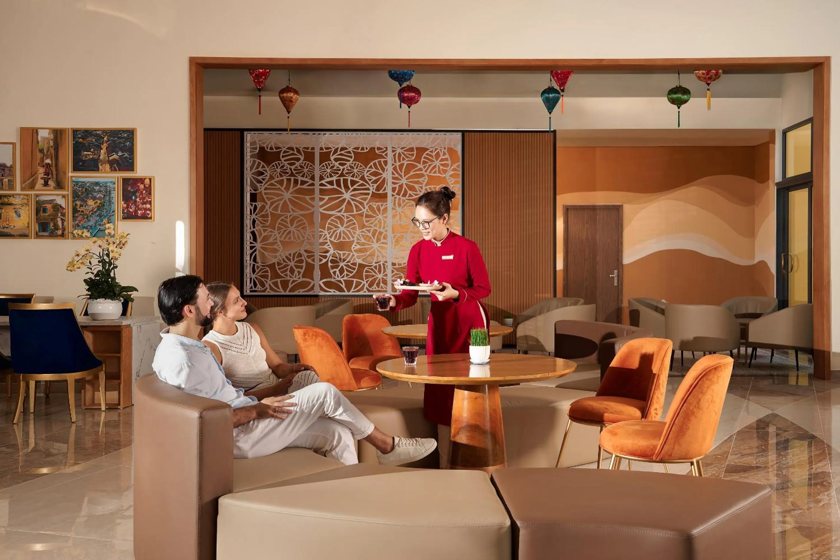 Lobby or reception in Hoi An Royal Beachfront Villas