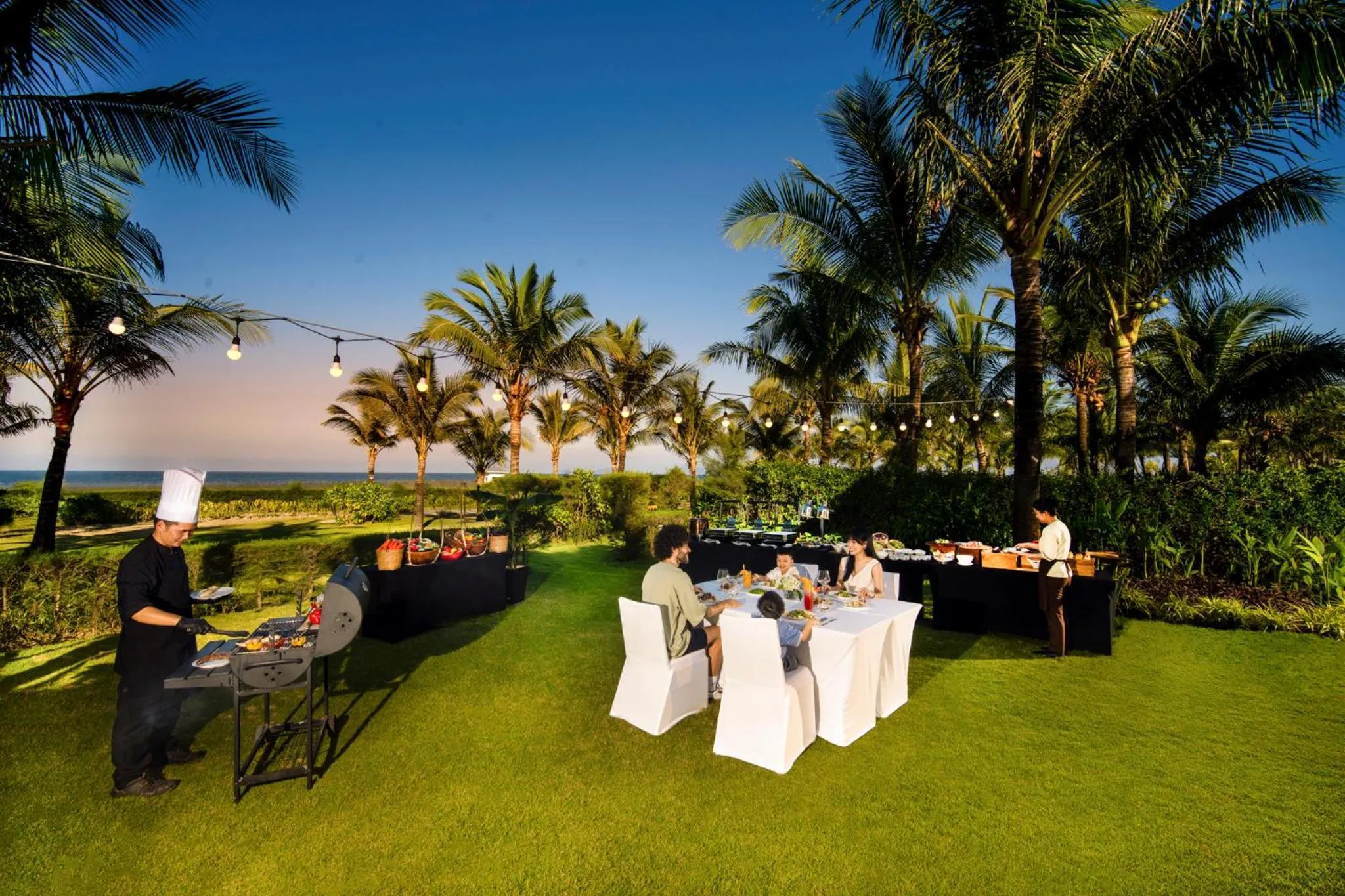 Dining area in Hoi An Royal Beachfront Villas