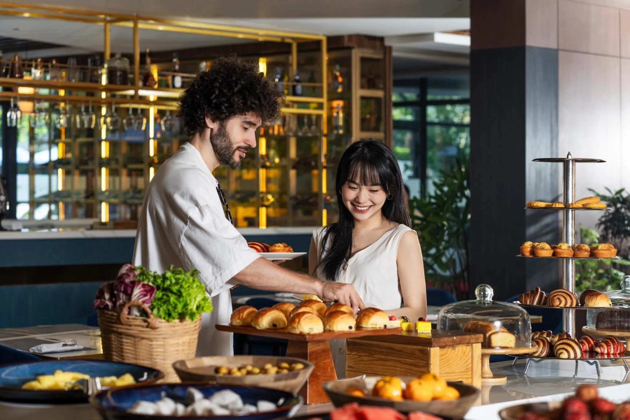 Buffet breakfast in Hoi An Royal Beachfront Villas