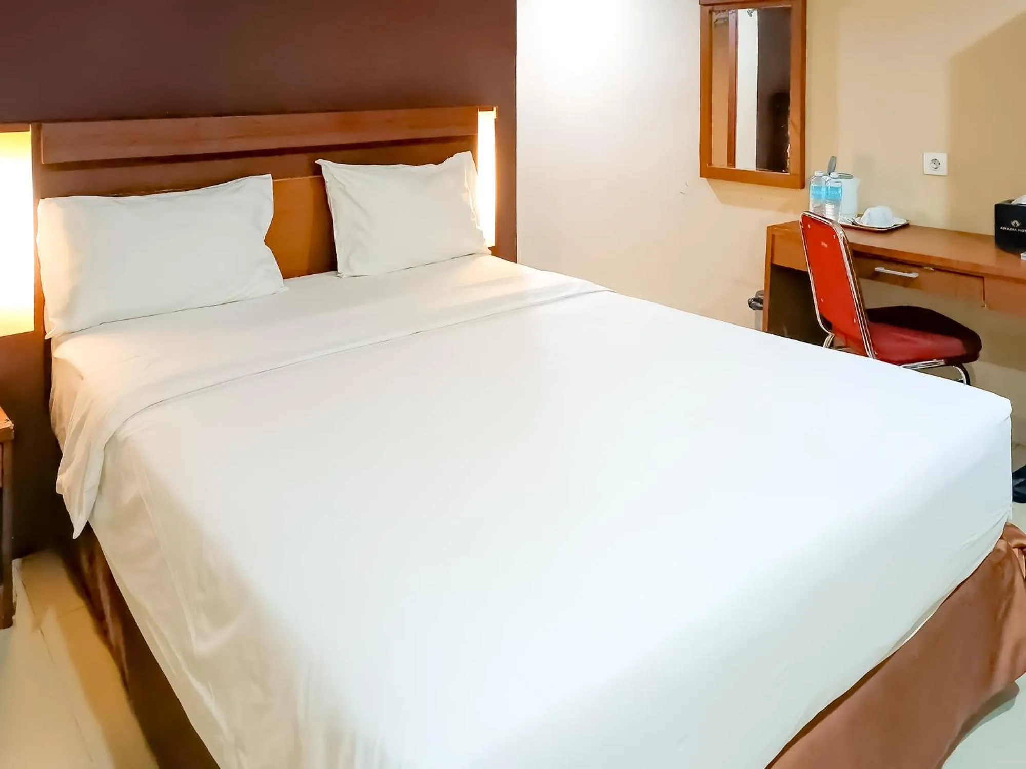 Bed in Portola Arabia Hotel Banda Aceh