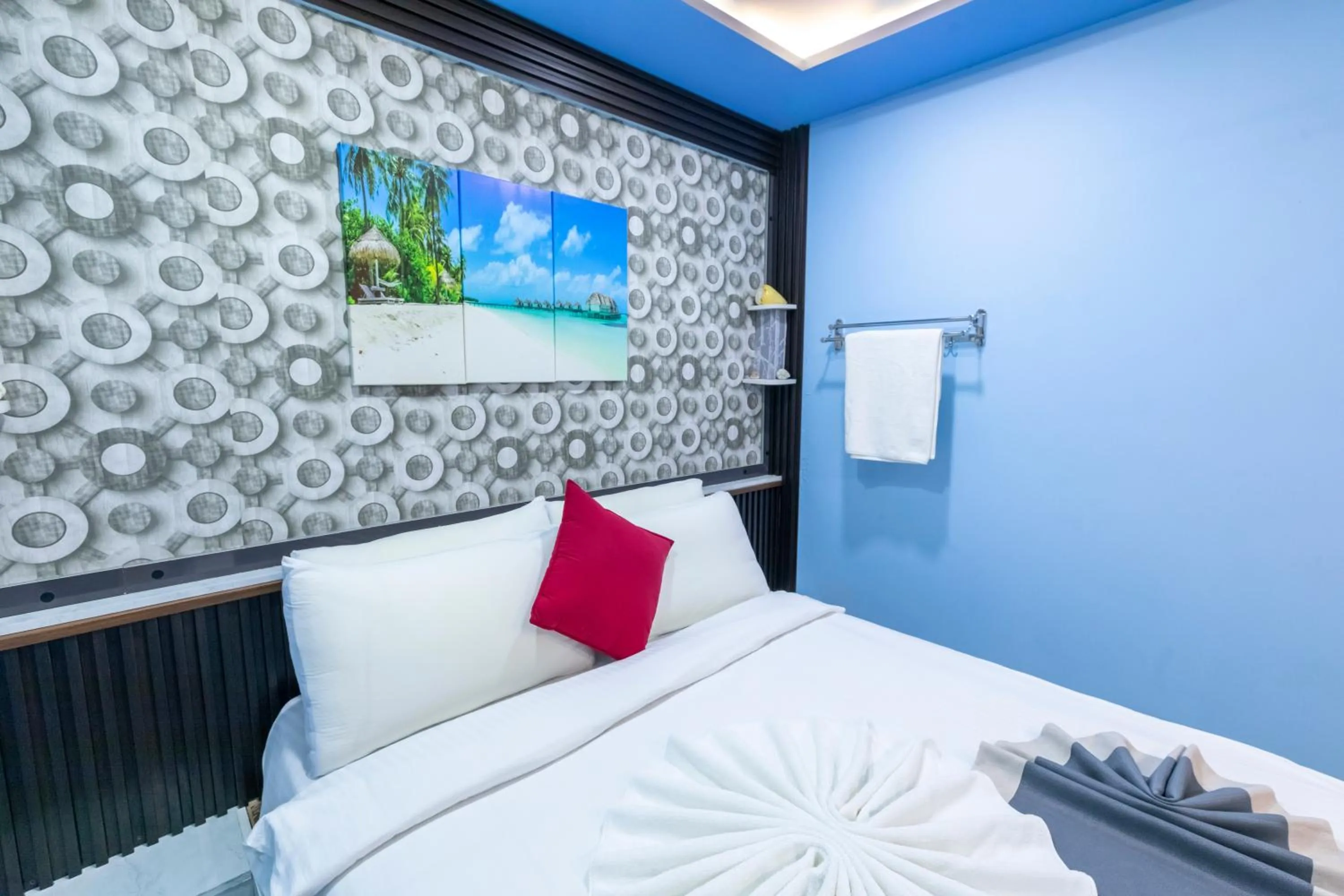 Bed in Isle inn {Fuvahmulah)