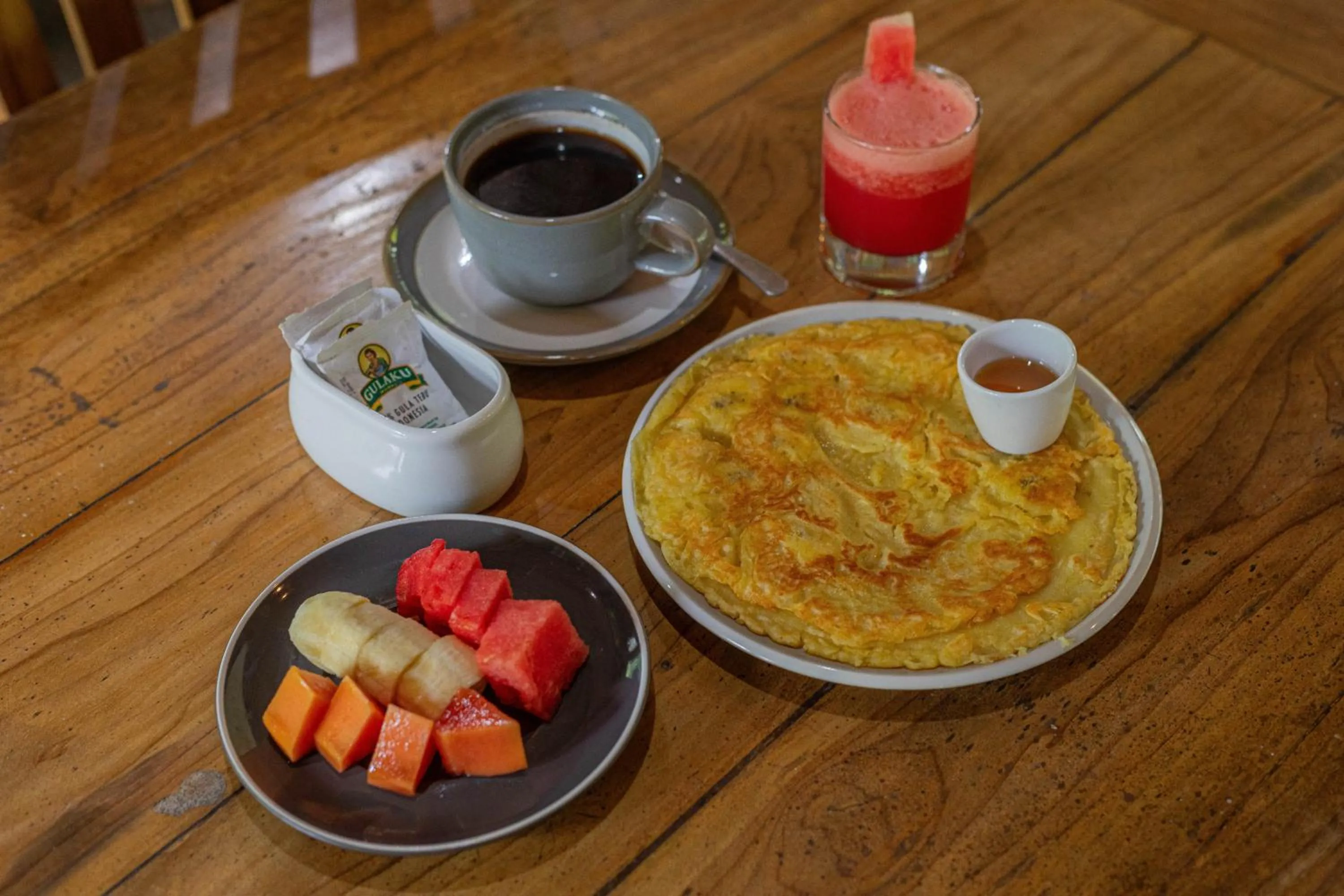 Breakfast in Radjes Bungalow Nusa Penida