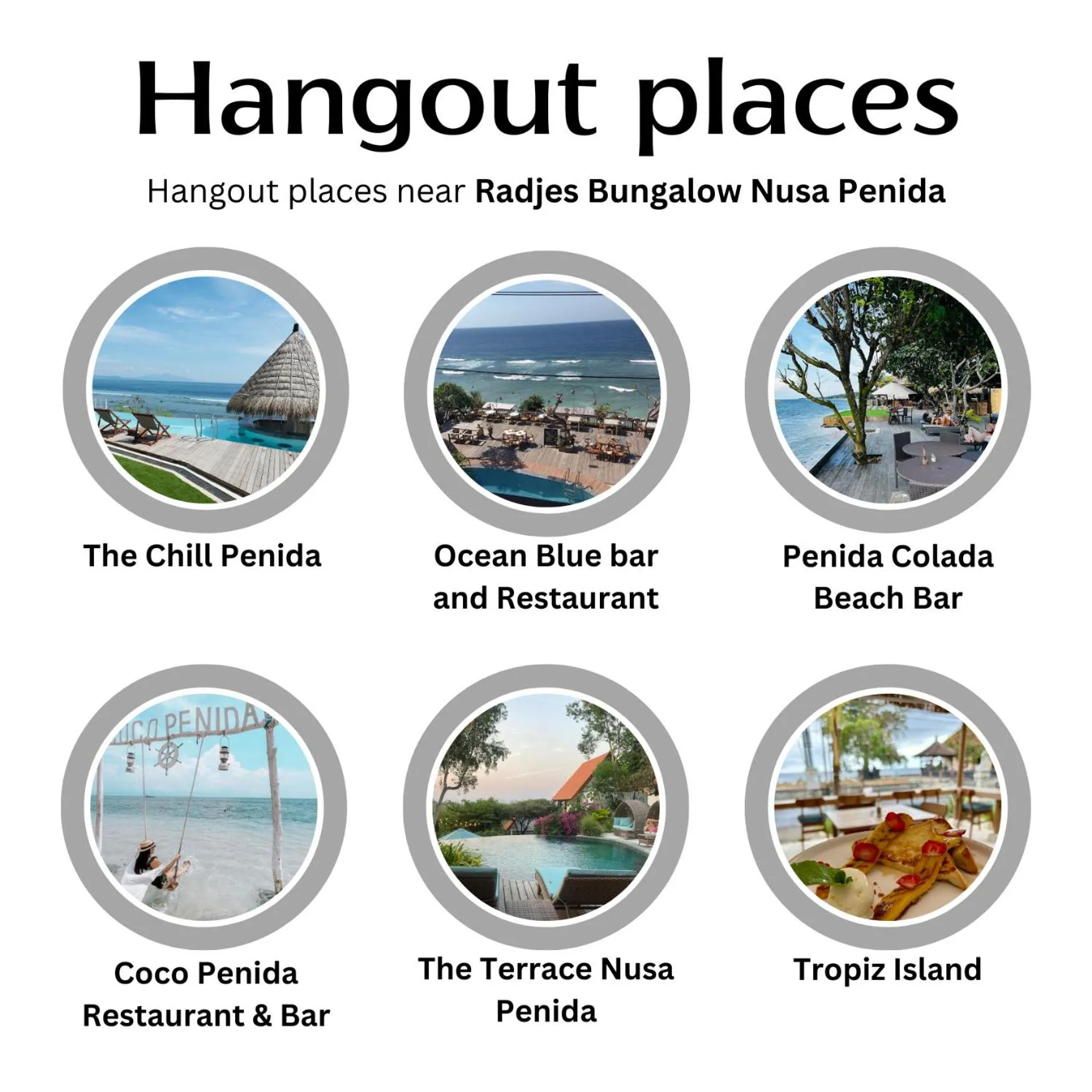 Activities in Radjes Bungalow Nusa Penida