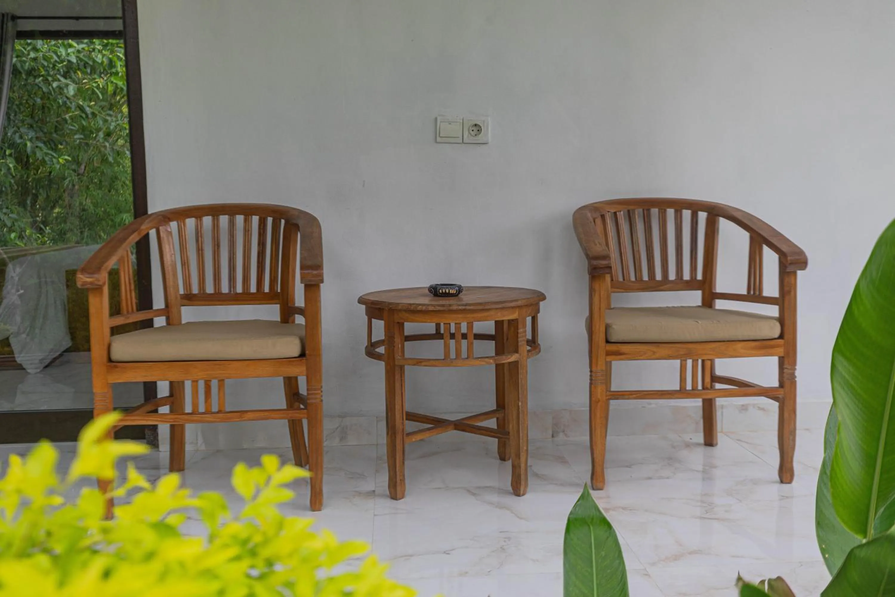Seating area in Radjes Bungalow Nusa Penida