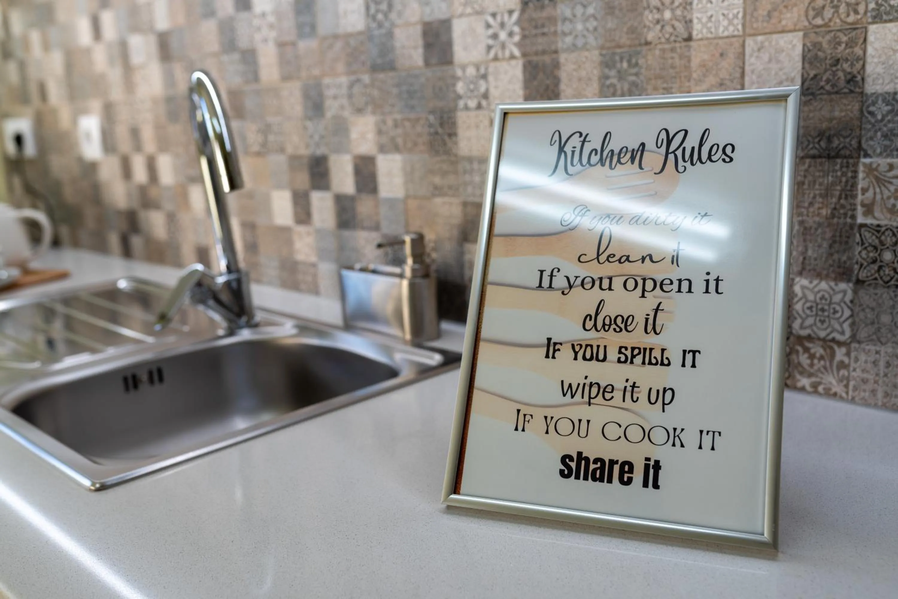 kitchen in Fika Guest House