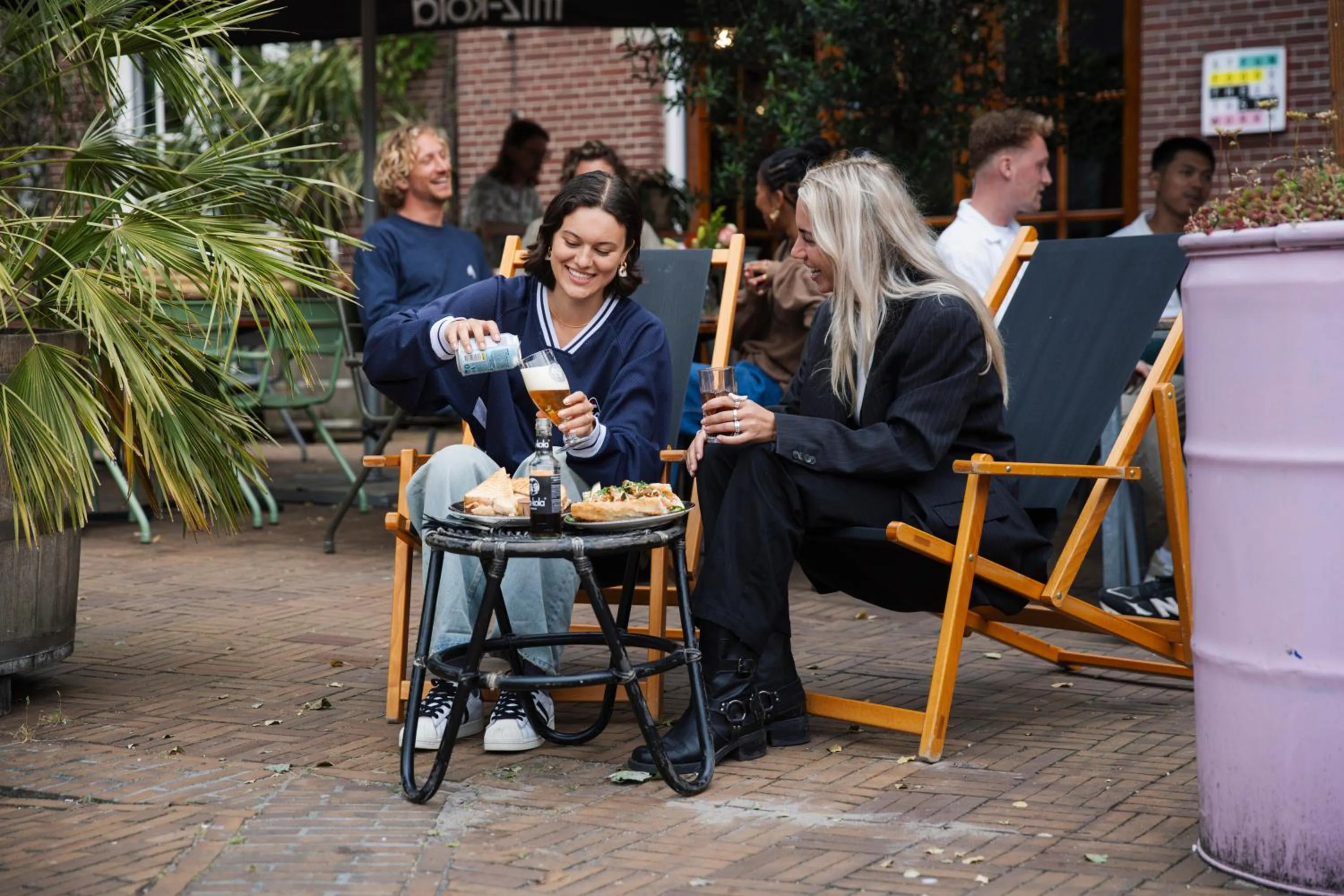 Balcony/Terrace in Stayokay Hostel Amsterdam Oost