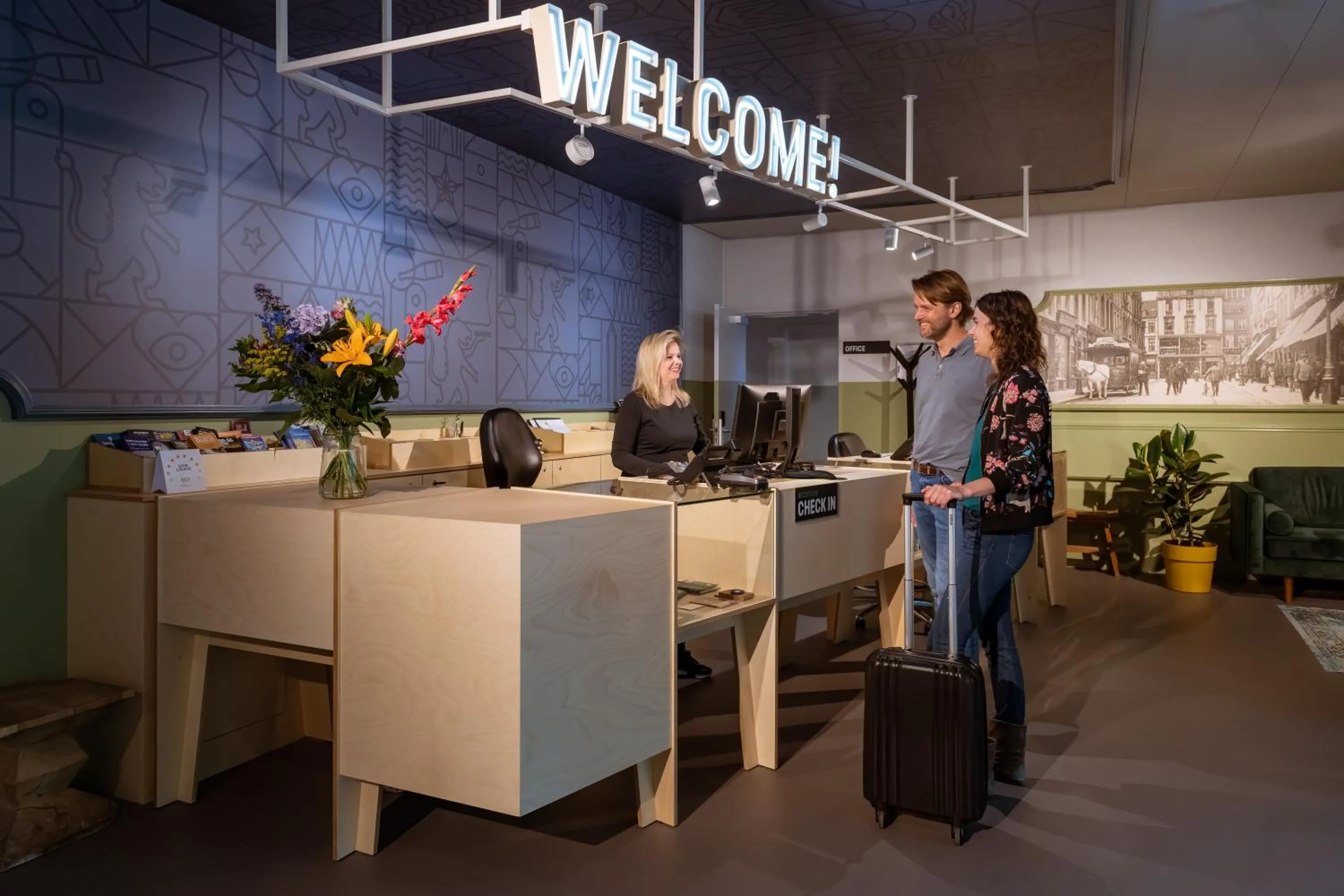 Lobby or reception in Stayokay Hostel Maastricht