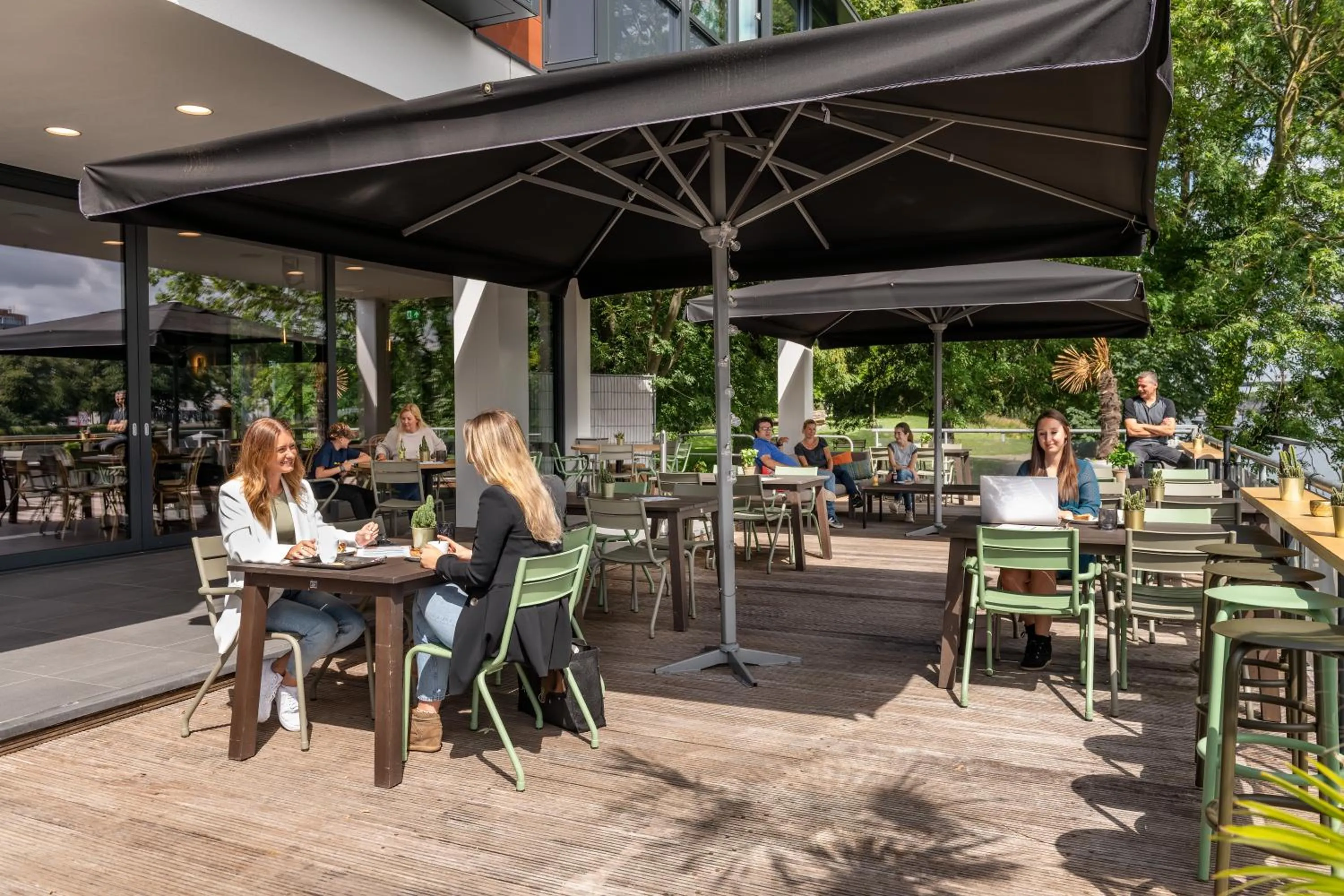 Balcony/Terrace in Stayokay Hostel Maastricht