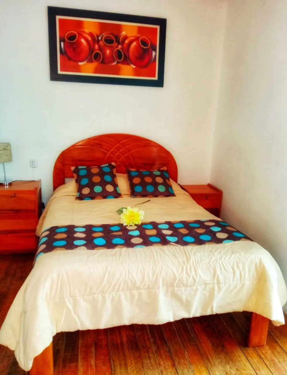 Bed in Casa Cusco guest house