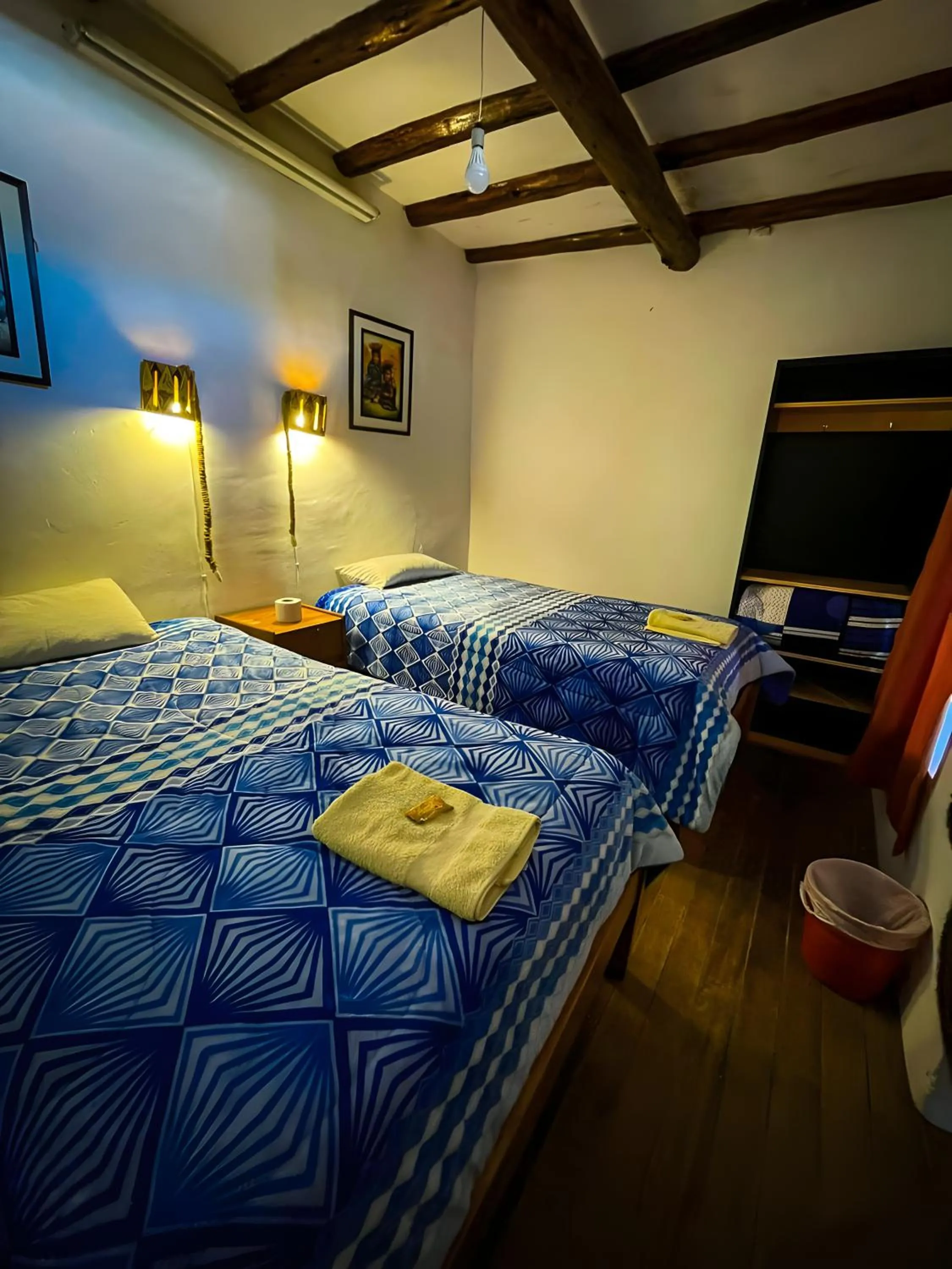 Bed in Casa Cusco guest house