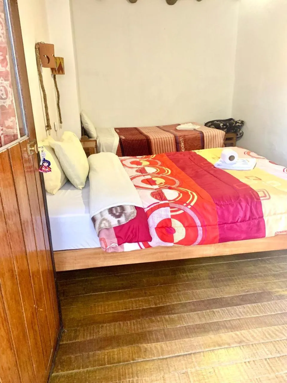 Bed in Casa Cusco guest house