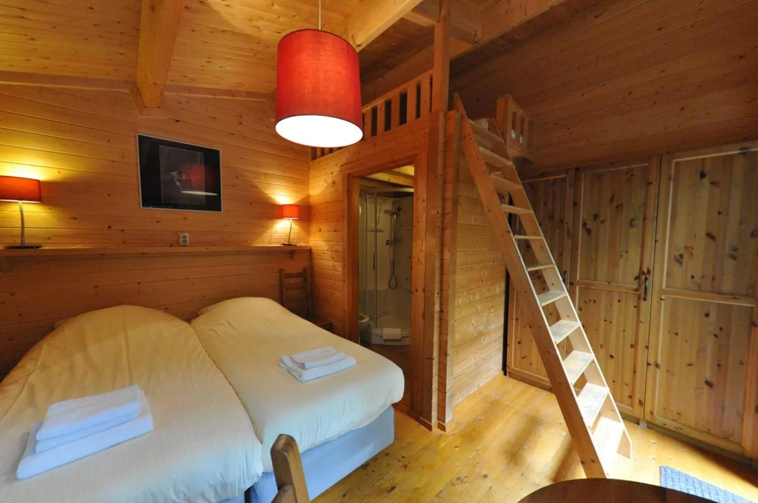 Bed in Lodges Veluwse Poort