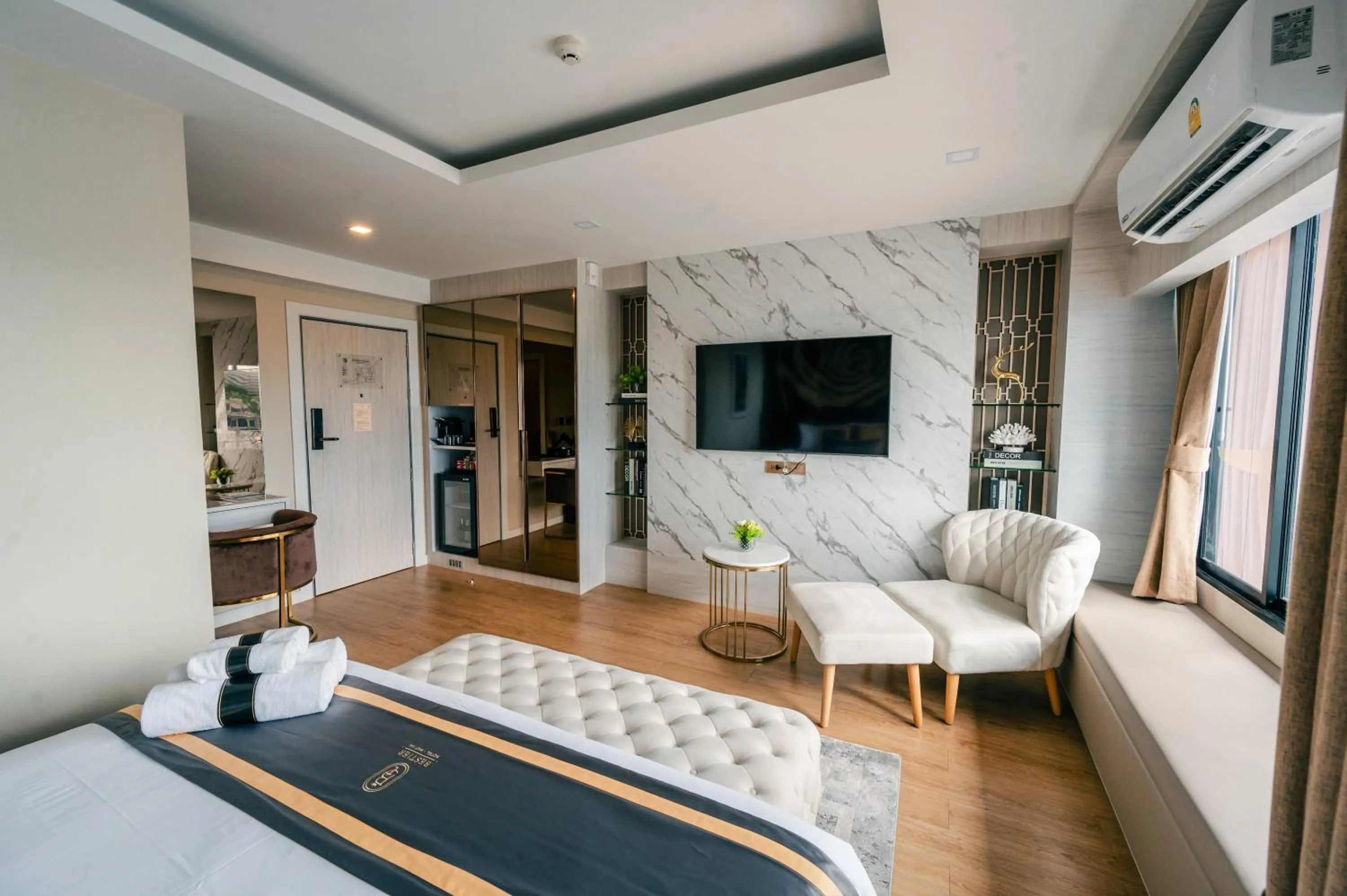 Bed in Bestier Hotel Hatyai