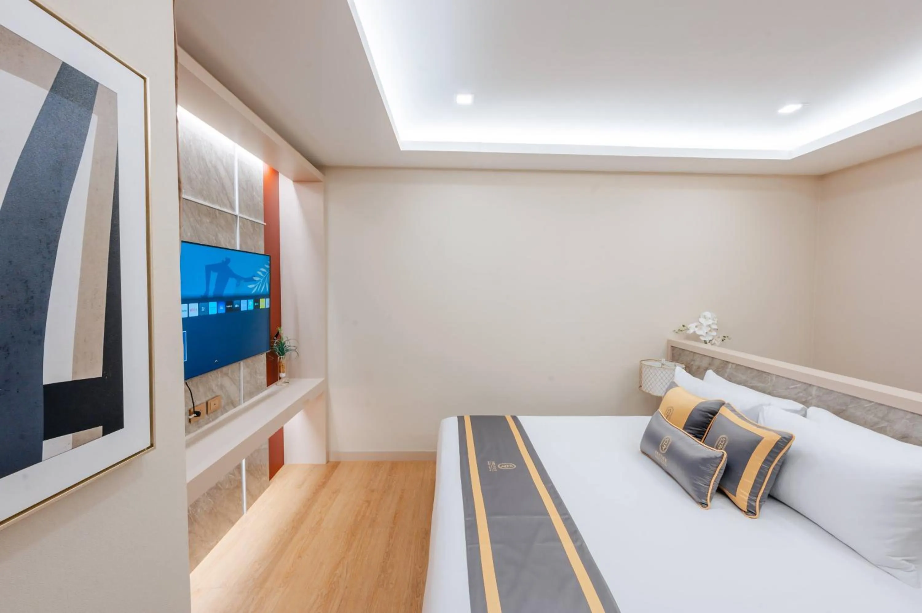 Bed in Bestier Hotel Hatyai