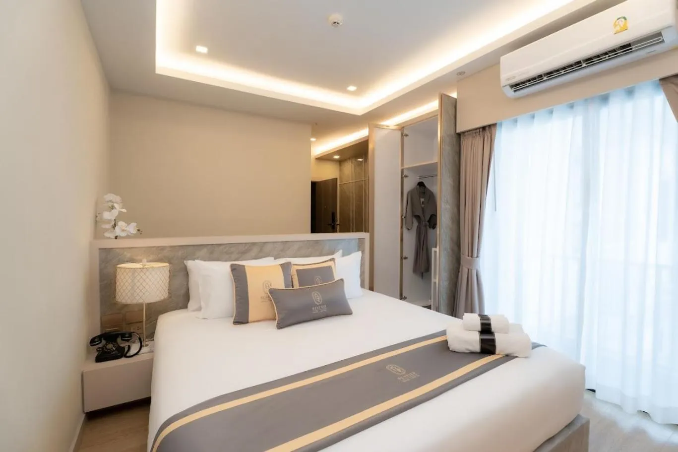 Bed in Bestier Hotel Hatyai