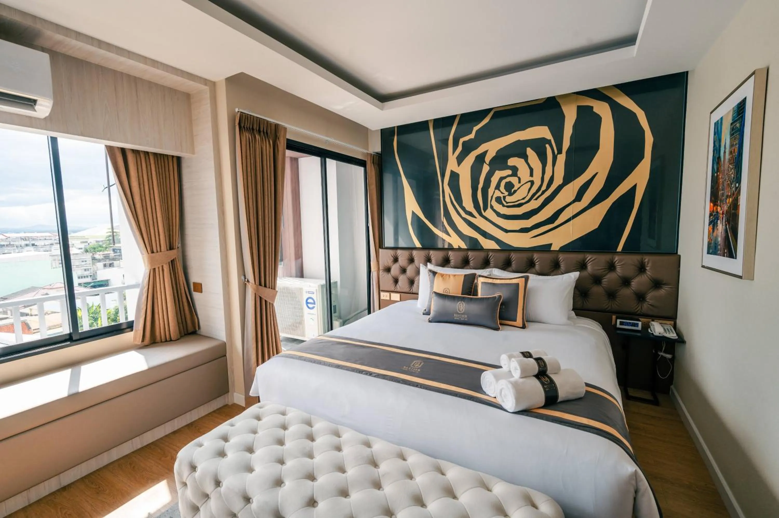 Bed in Bestier Hotel Hatyai