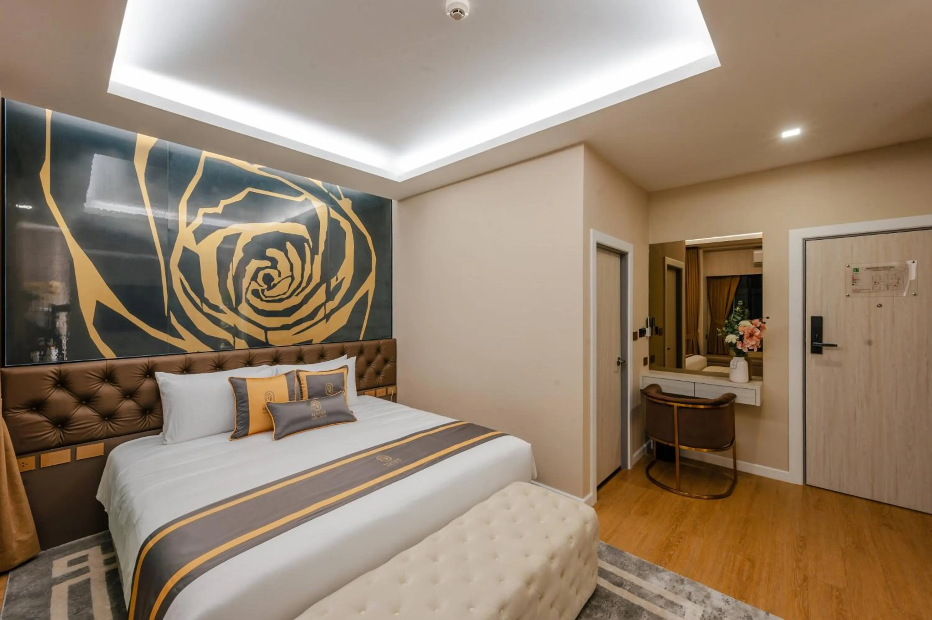 Bed in Bestier Hotel Hatyai