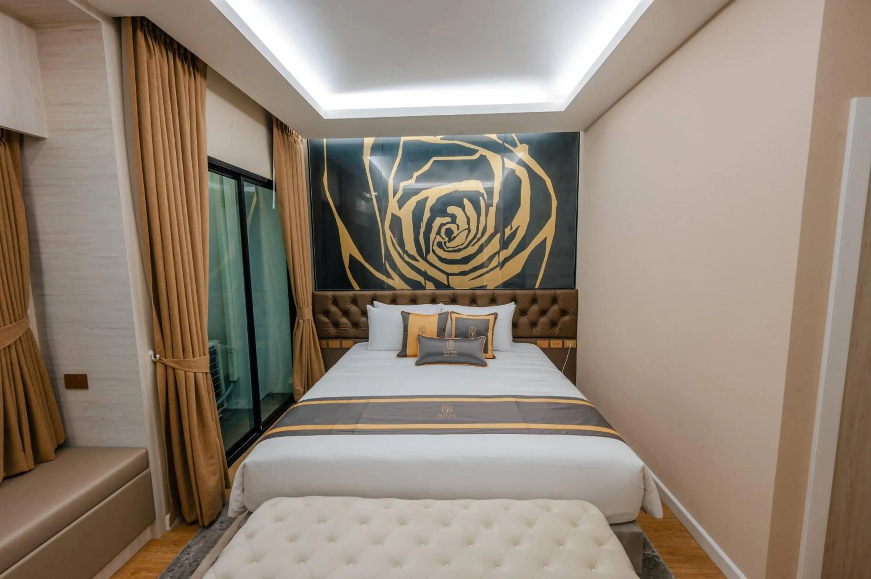 Bed in Bestier Hotel Hatyai