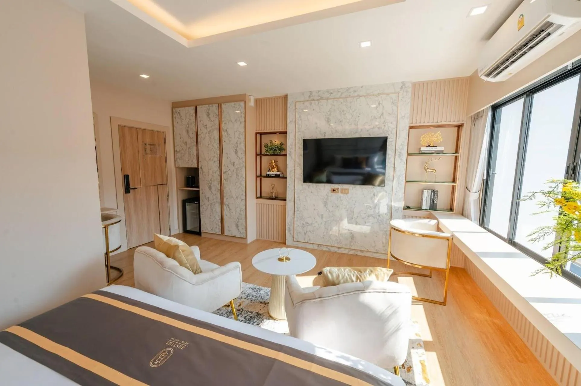 Bed in Bestier Hotel Hatyai