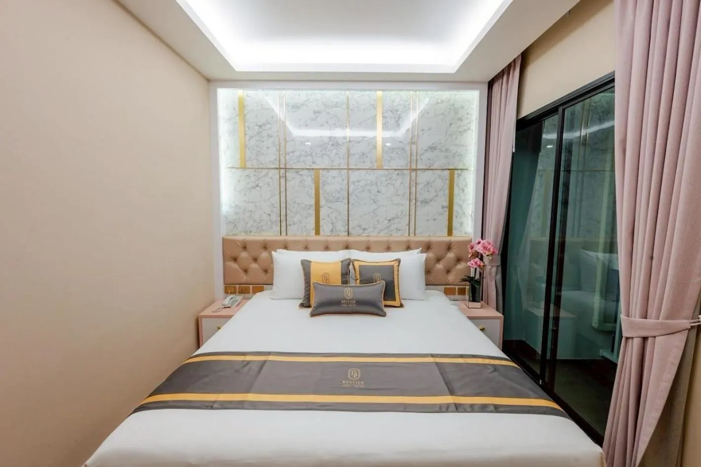 Bed in Bestier Hotel Hatyai