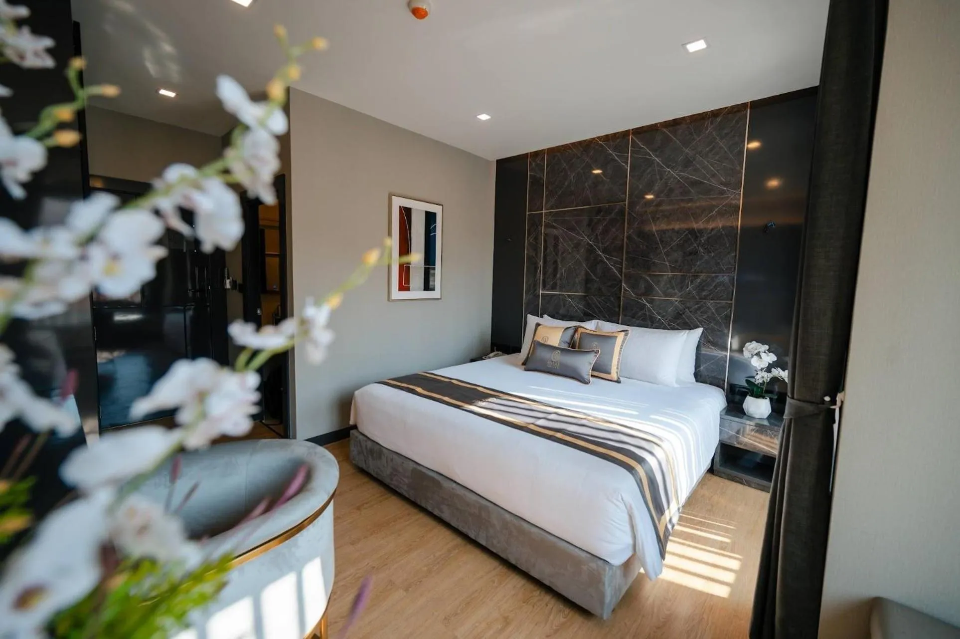 Bed in Bestier Hotel Hatyai