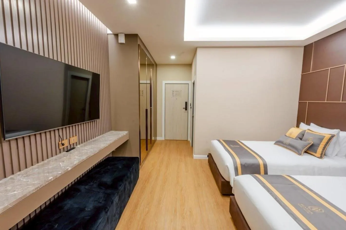 Bed in Bestier Hotel Hatyai